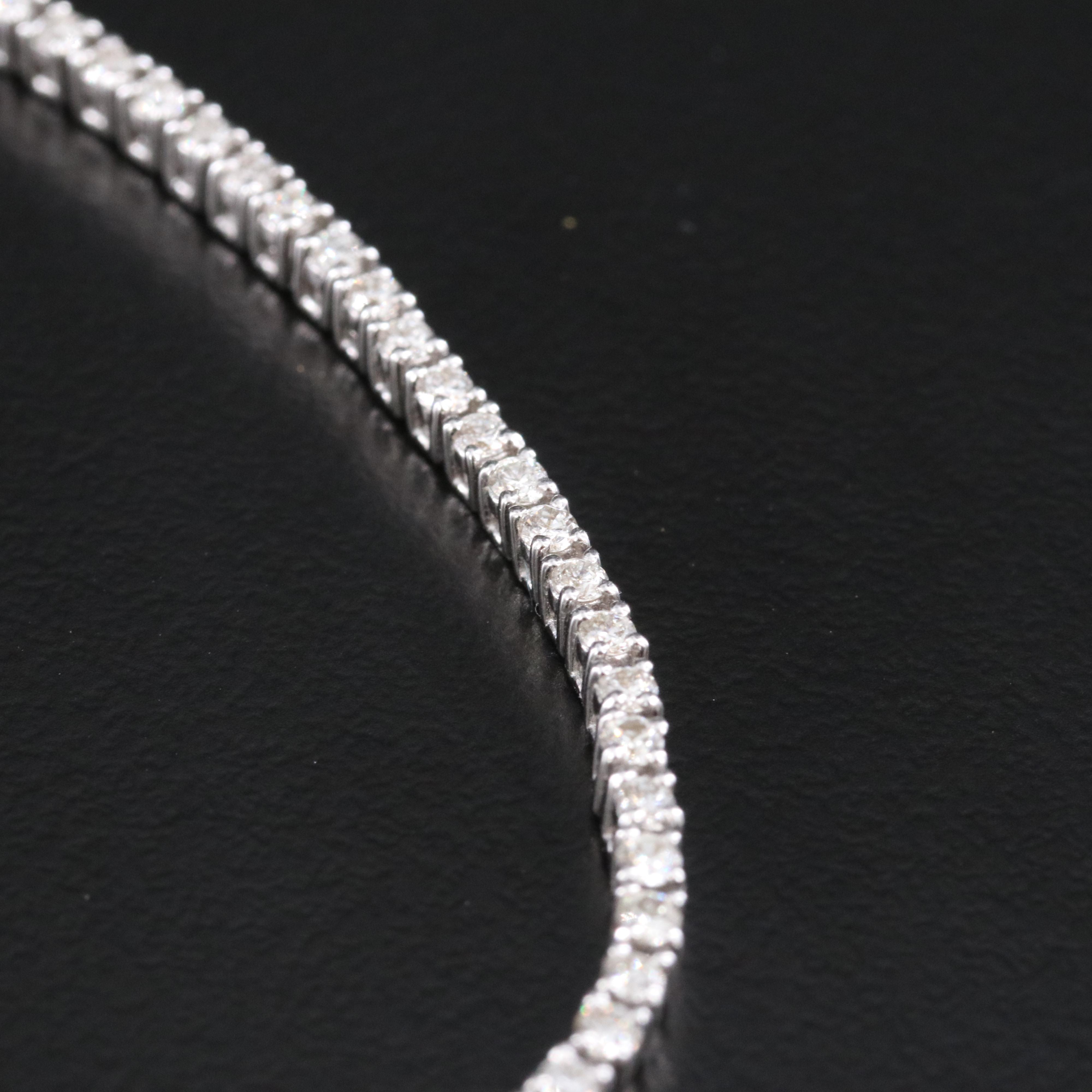 18K 3.10 CTW Diamond Riviera Necklace