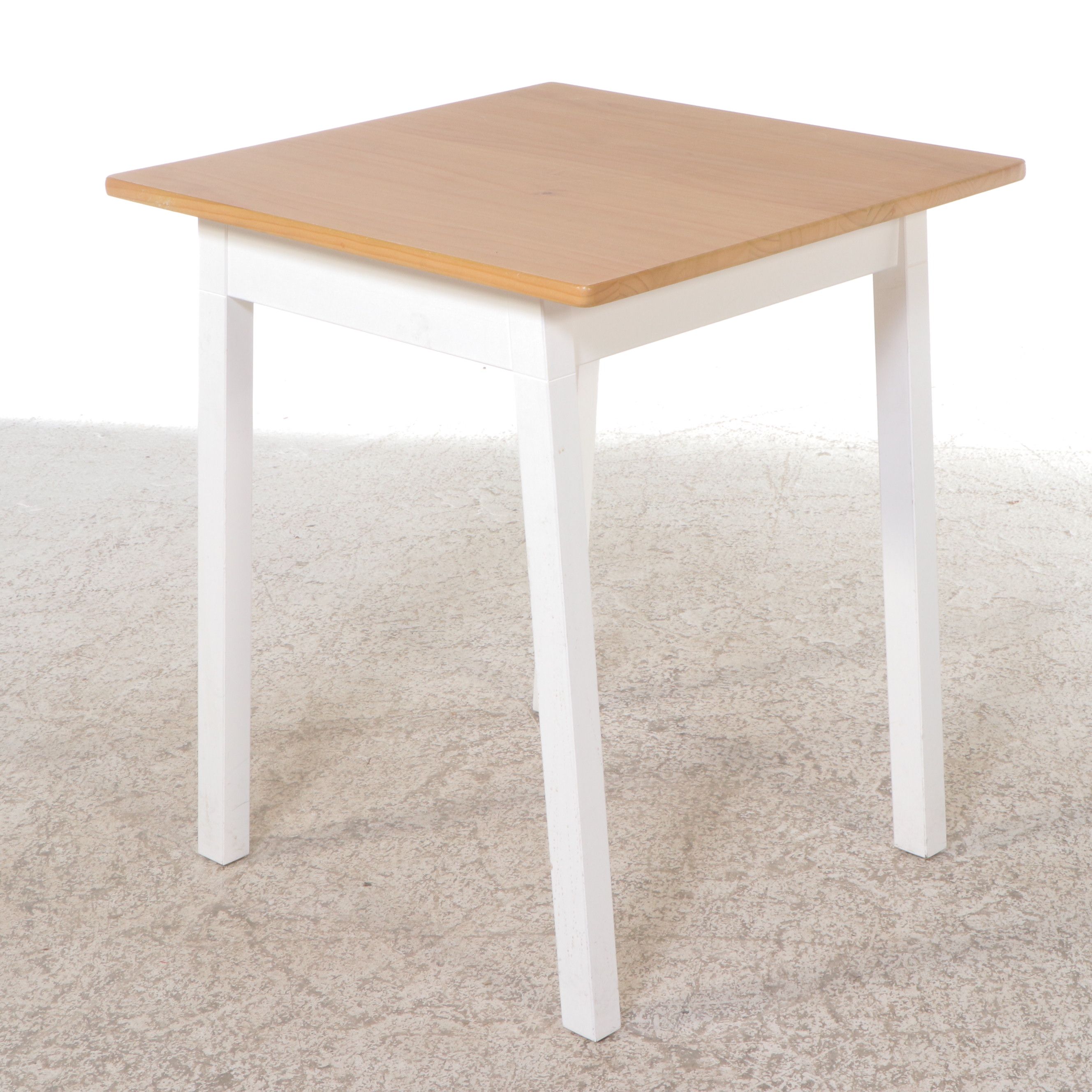 IKEA "PINNTORP" Bistro Table with Two Painted Wood Chairs
