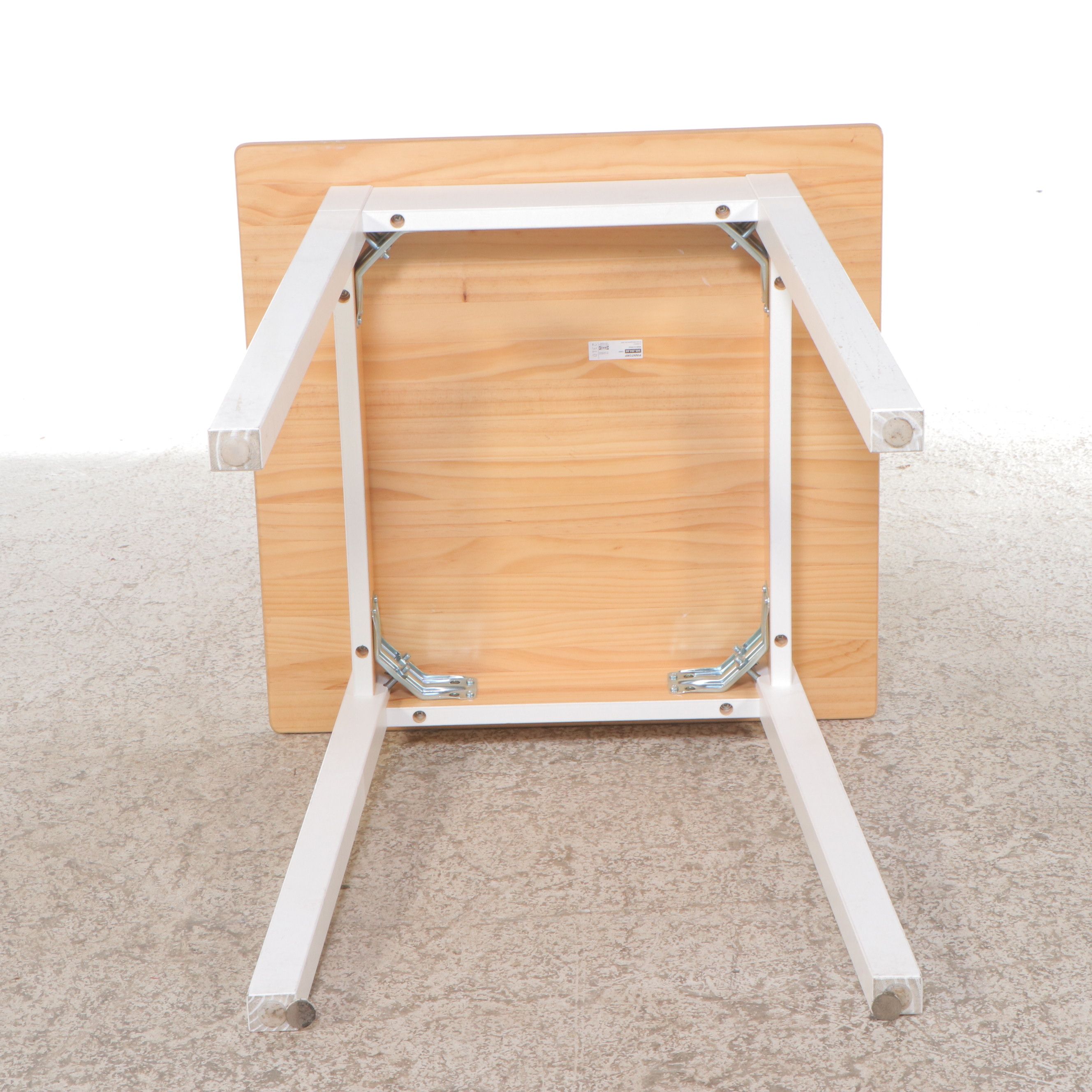 IKEA "PINNTORP" Bistro Table with Two Painted Wood Chairs