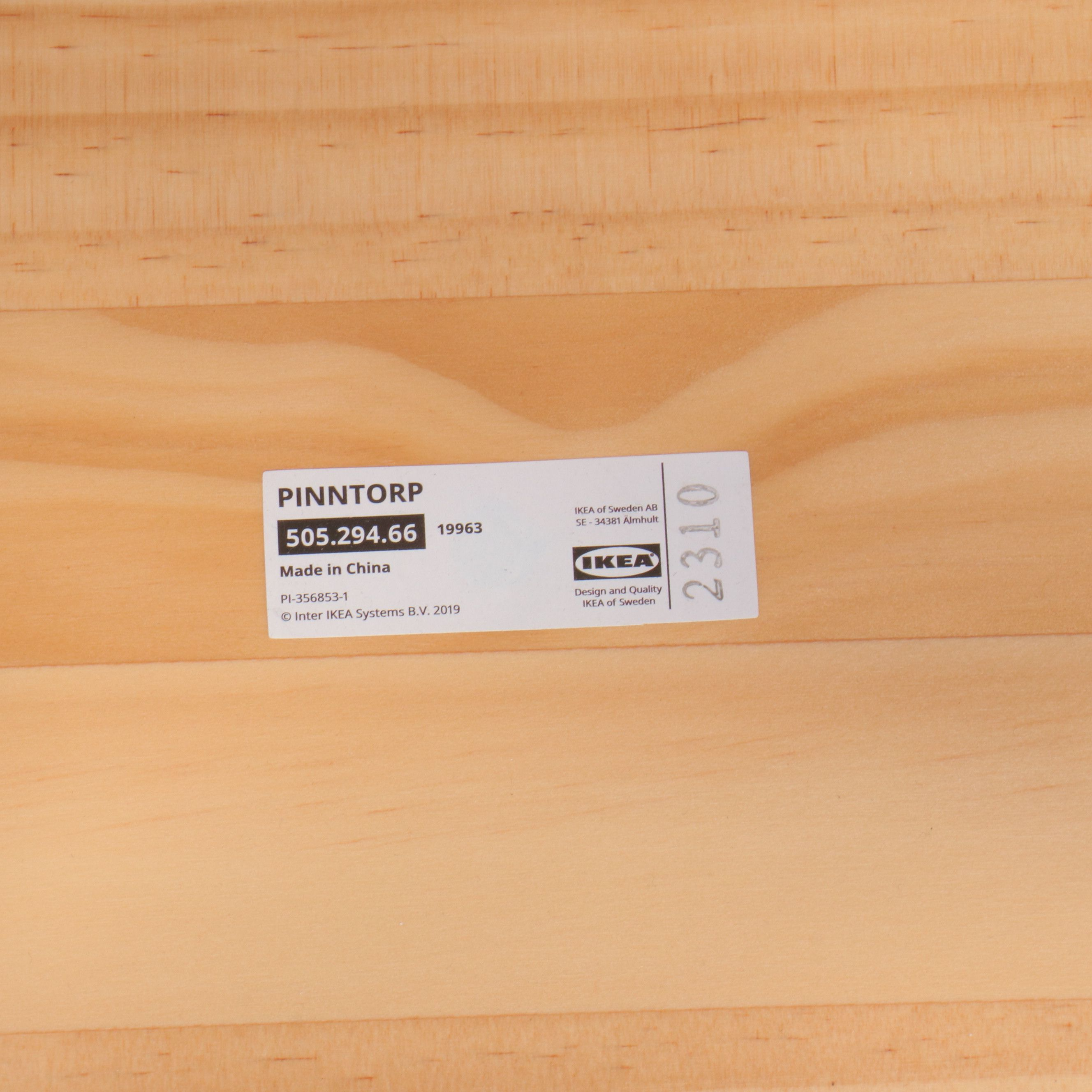 IKEA "PINNTORP" Bistro Table with Two Painted Wood Chairs