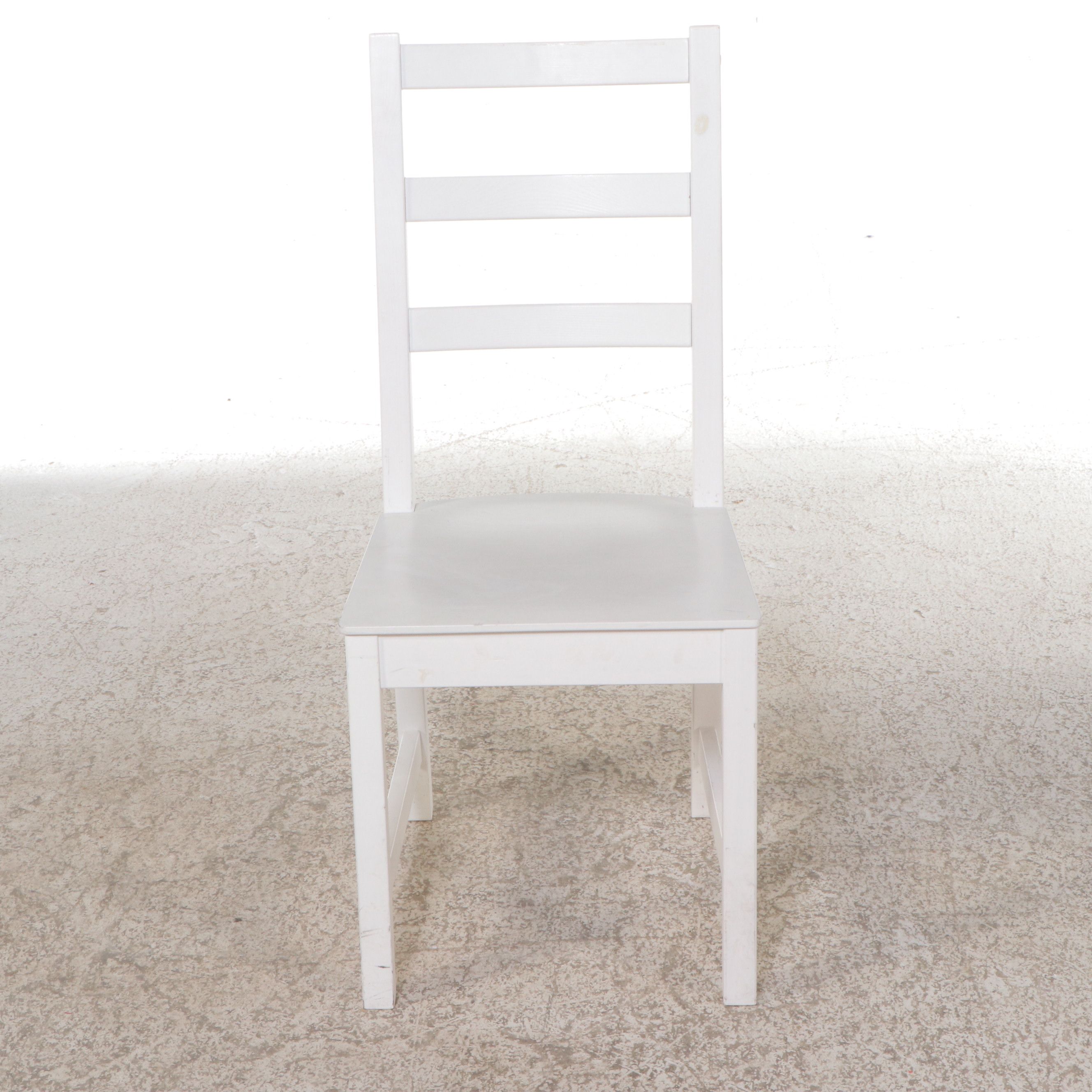 IKEA "PINNTORP" Bistro Table with Two Painted Wood Chairs