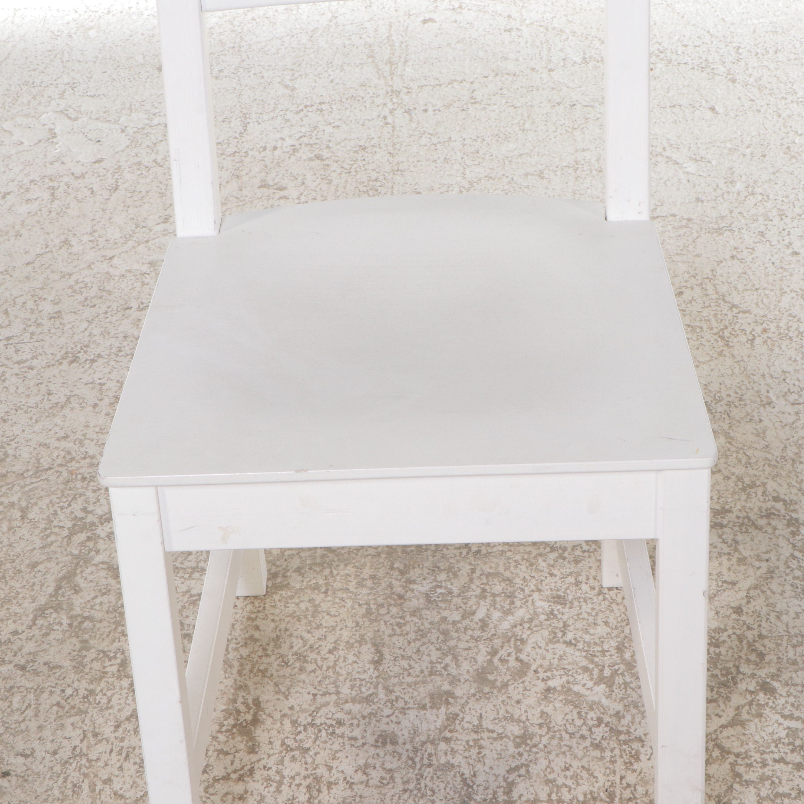 IKEA "PINNTORP" Bistro Table with Two Painted Wood Chairs