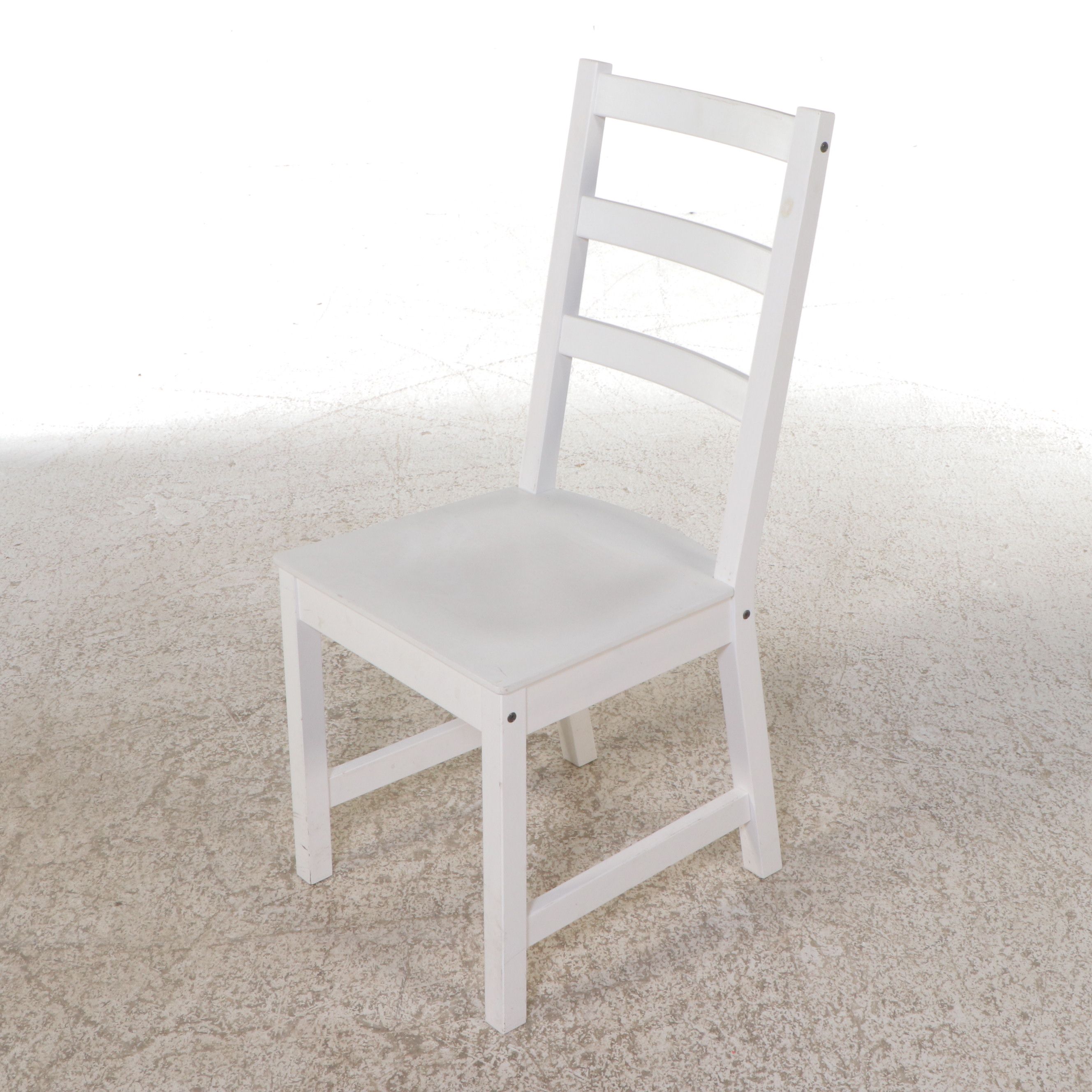 IKEA "PINNTORP" Bistro Table with Two Painted Wood Chairs