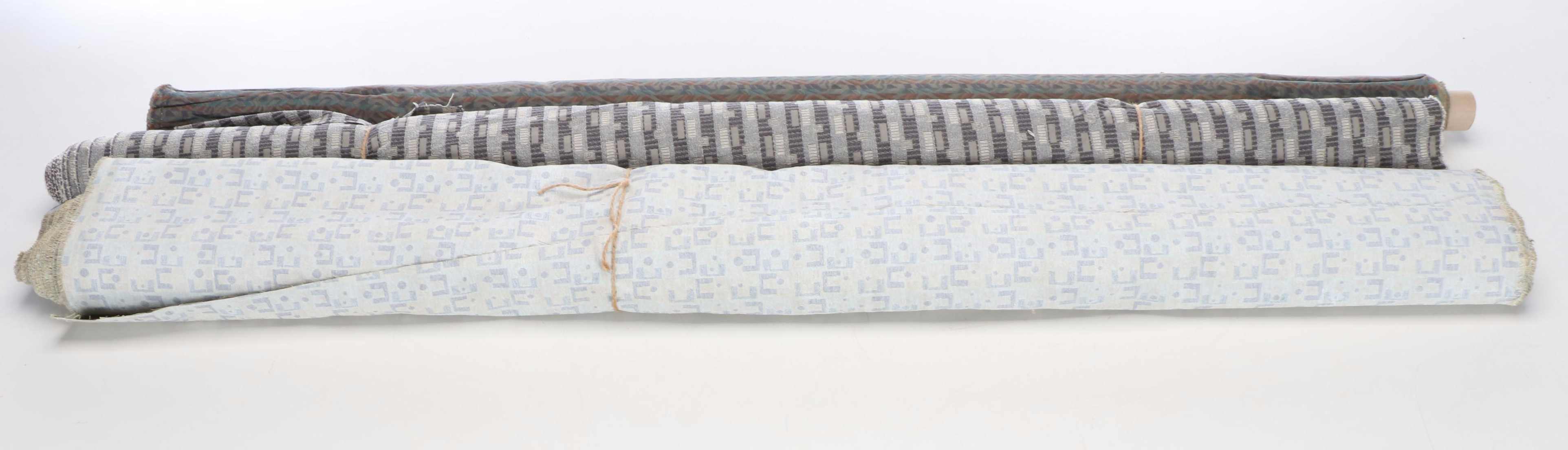 Geometric, Burlap, and More Fabric Bolts