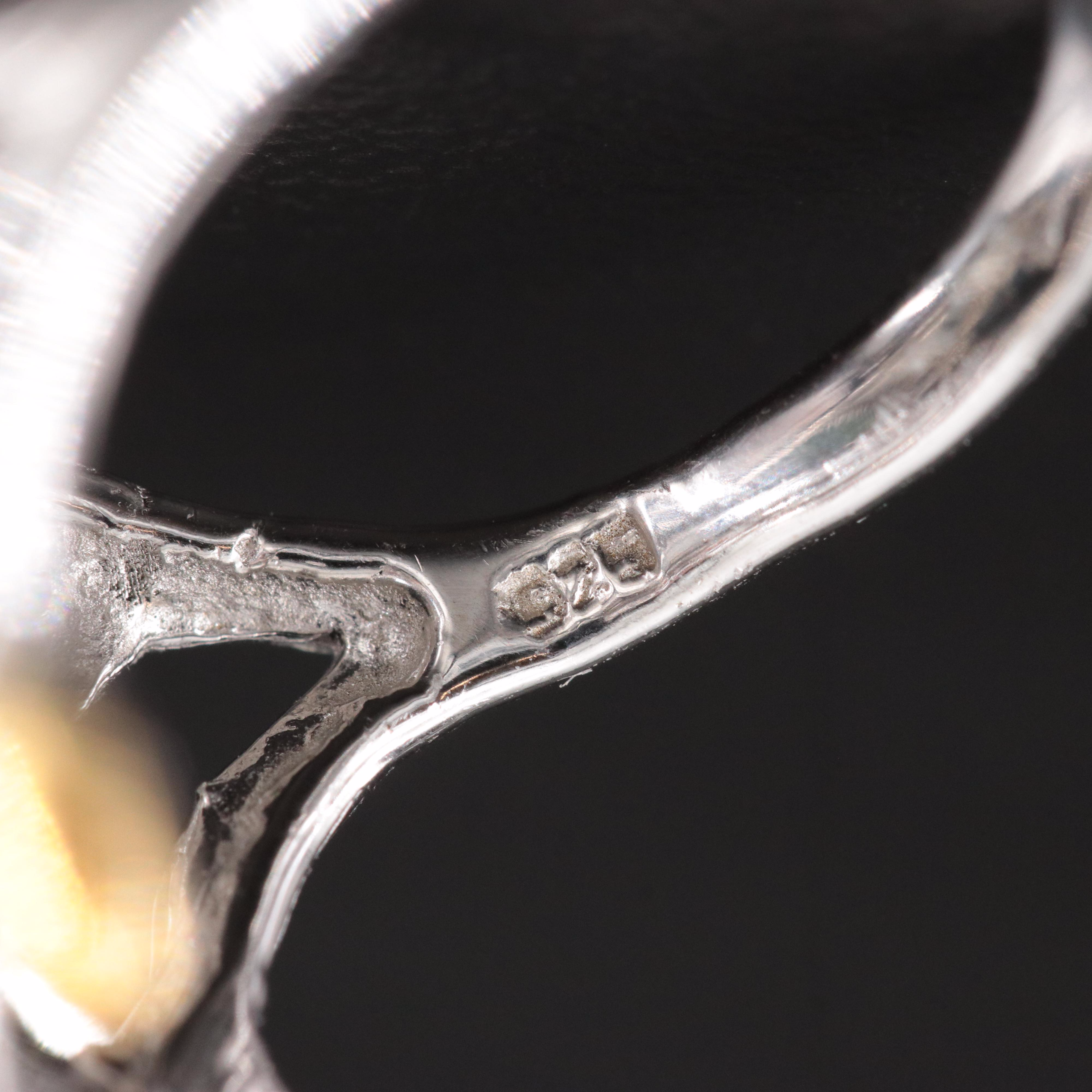 Sterling Carved Floral Ring with Ruby in Zoisite, Tanzanite and Peridot