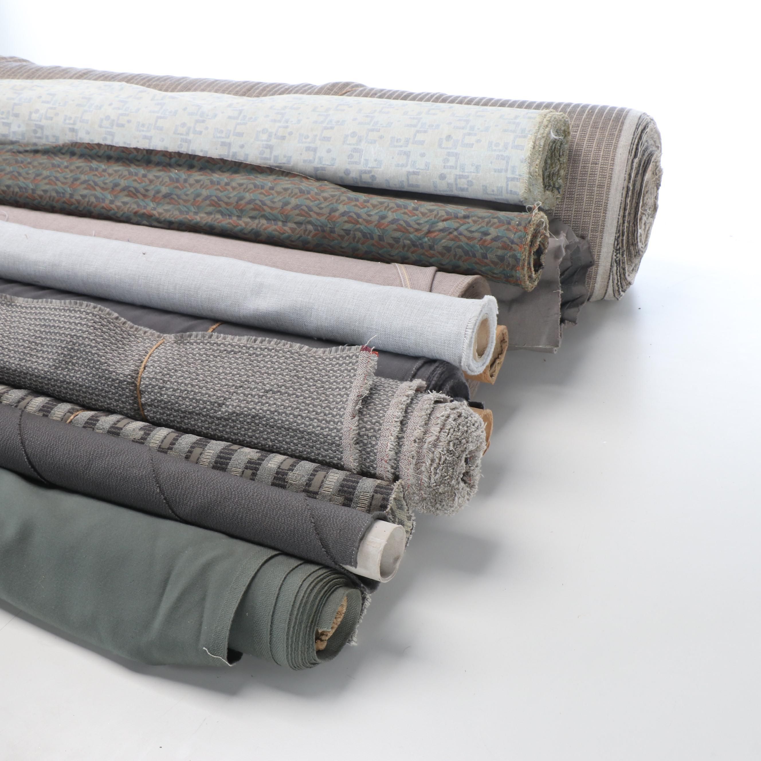 Geometric, Burlap, and More Fabric Bolts