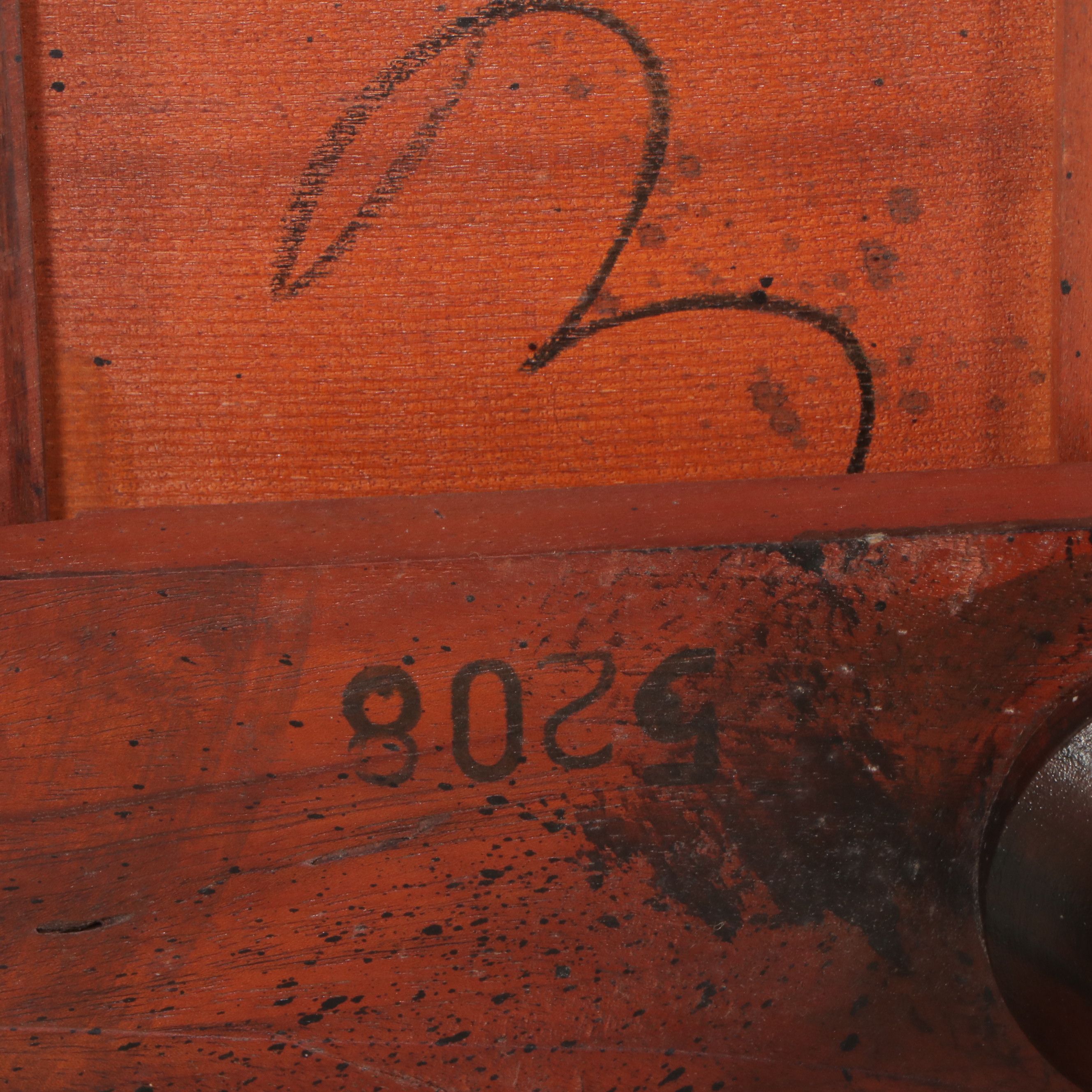 Pair of Regency Style Inset Leather Top Mahogany End Tables, 1950s