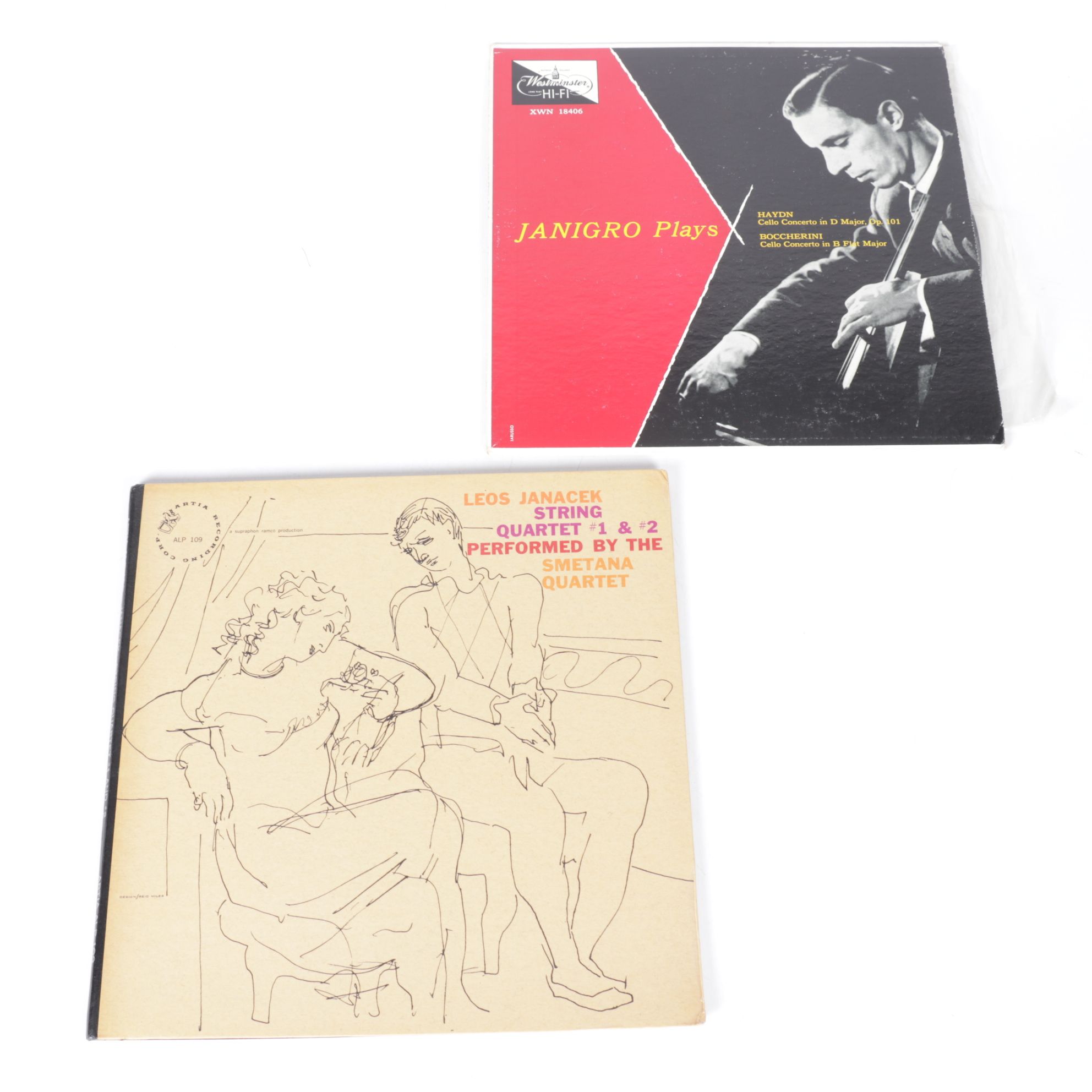 Bartok, Stravinsky, Haydn and More String Quartet Vinyl Records