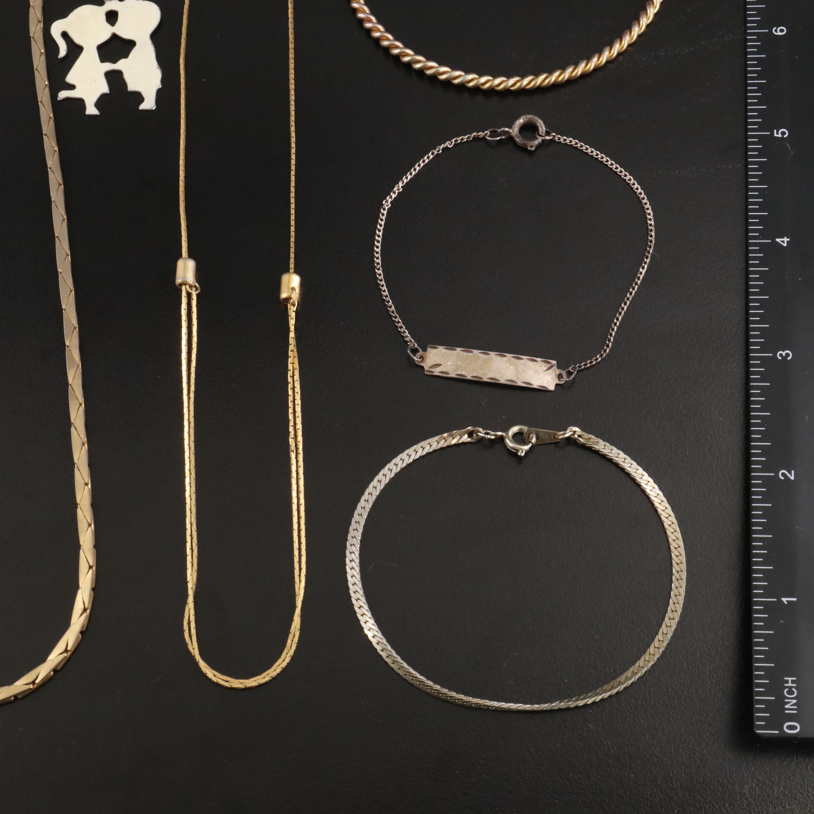 Sterling Featured in Vintage Necklace, Bracelet, Ring and Earring Collection