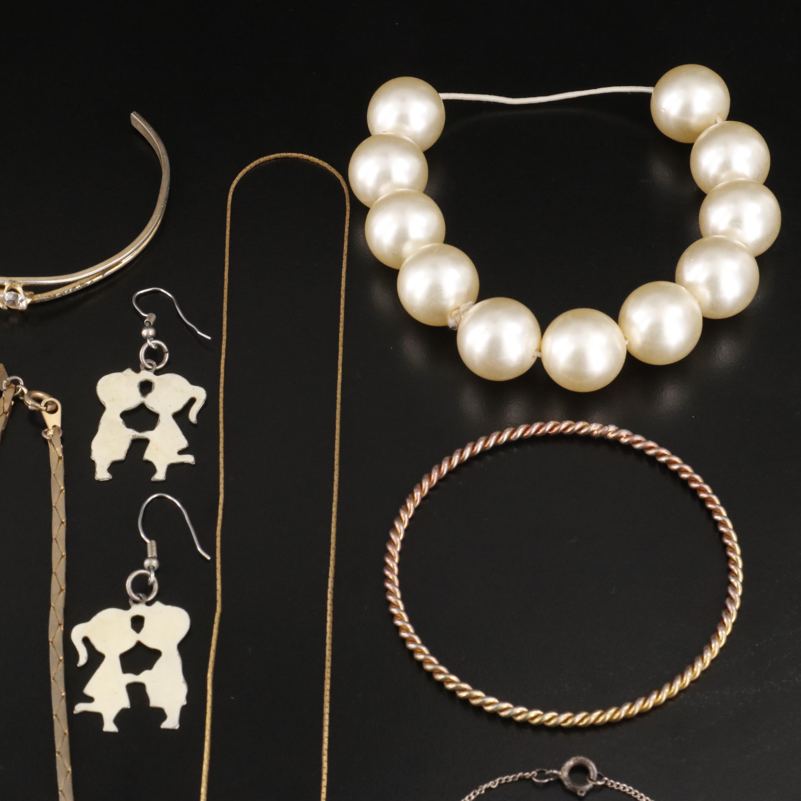 Sterling Featured in Vintage Necklace, Bracelet, Ring and Earring Collection