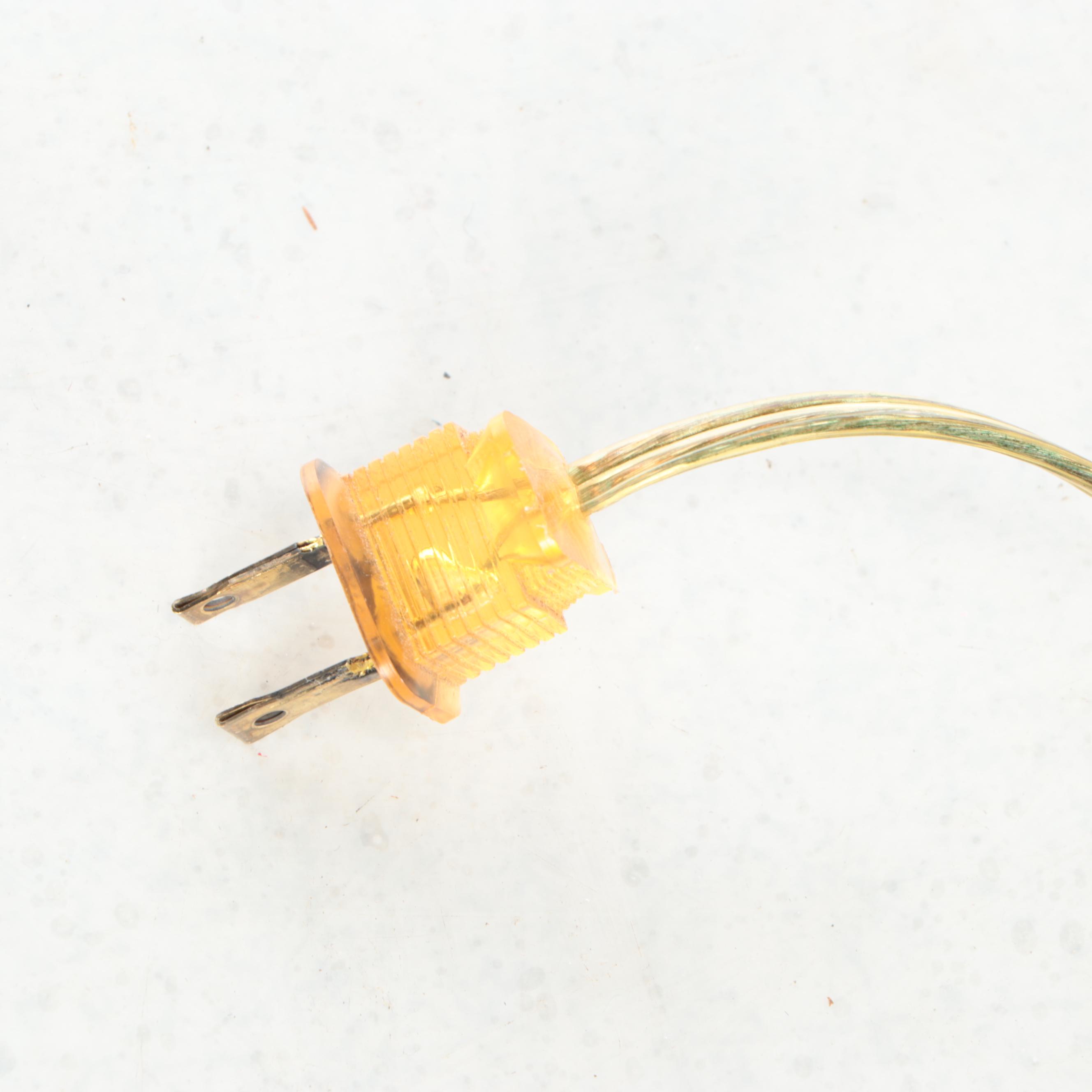 Art Deco Style Bronze Finish Torchiere Floor Lamp