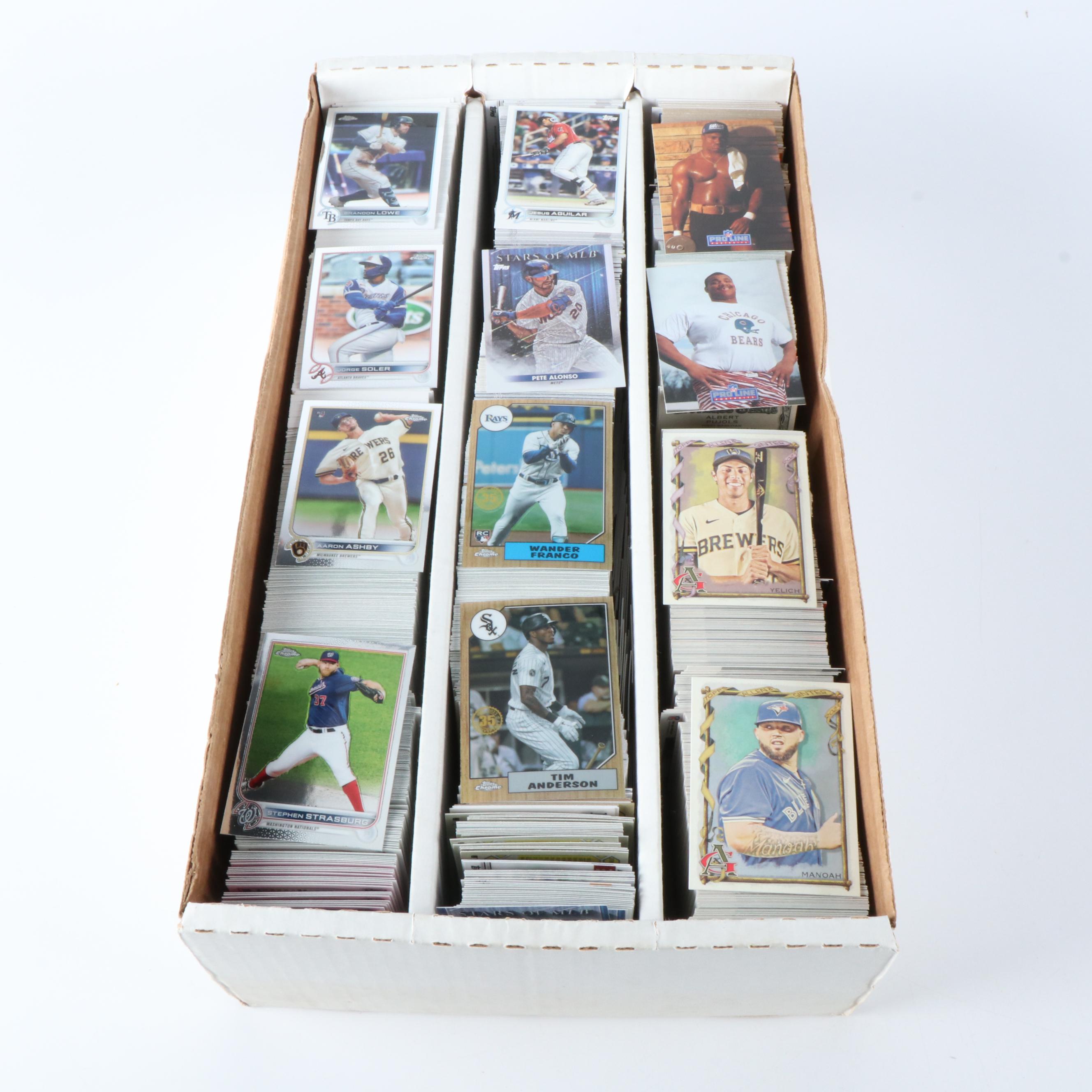 Topps Archives with Other Sports Cards Featuring Peyton Manning and Mookie Betts