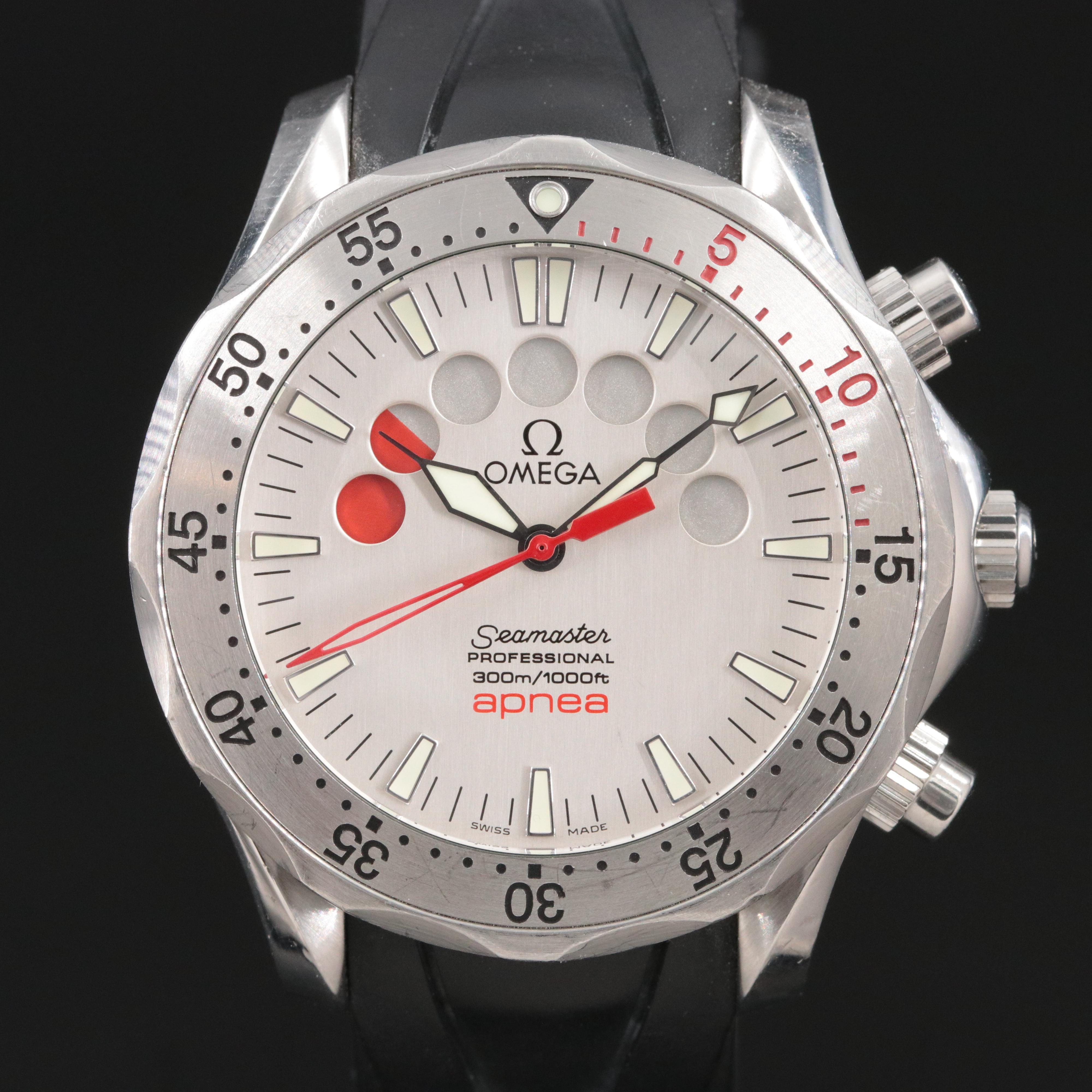 Omega Seamaster Professional Apnea Chronograph Watch