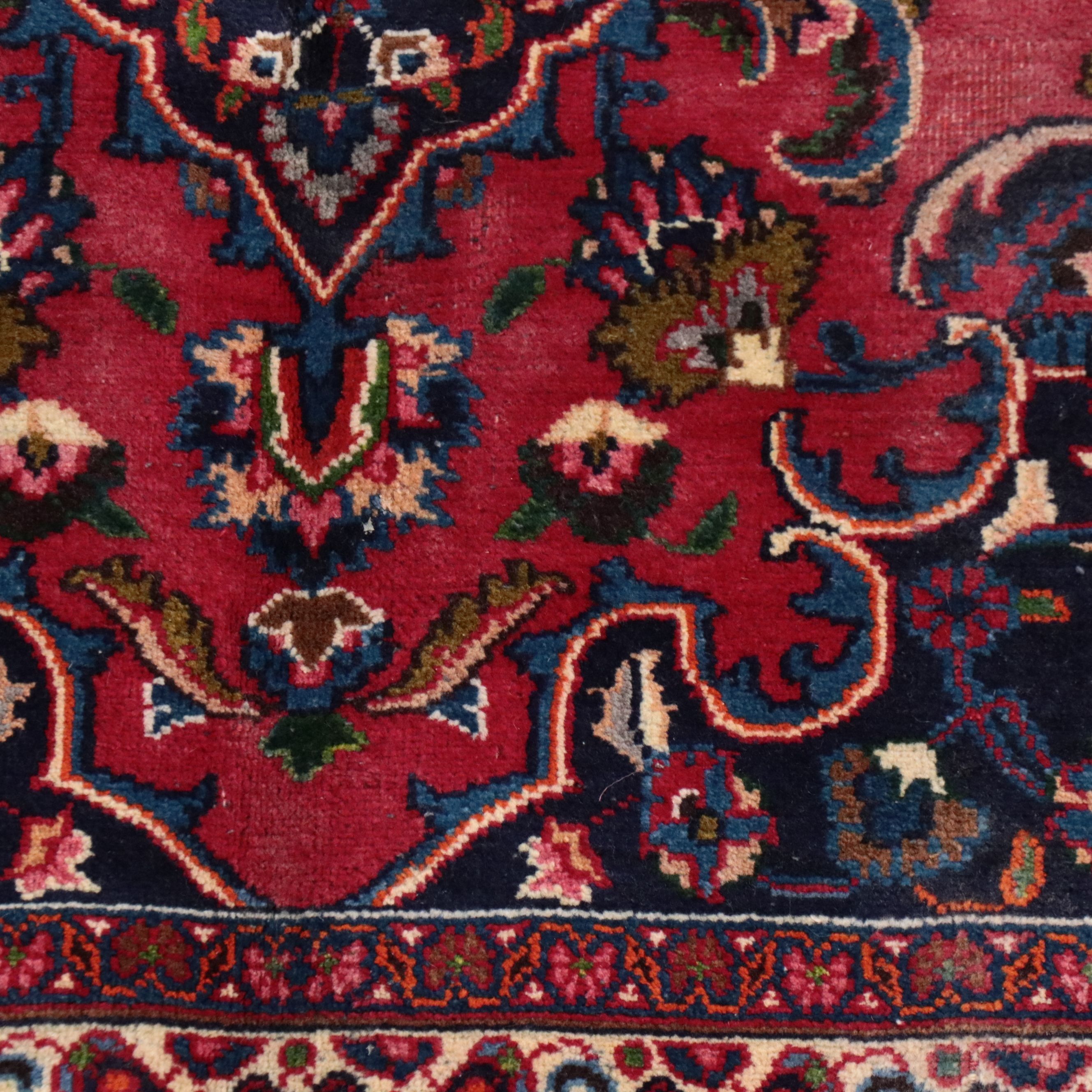 6'5 x 9'8 Hand-Knotted Persian Mahal Area Rug