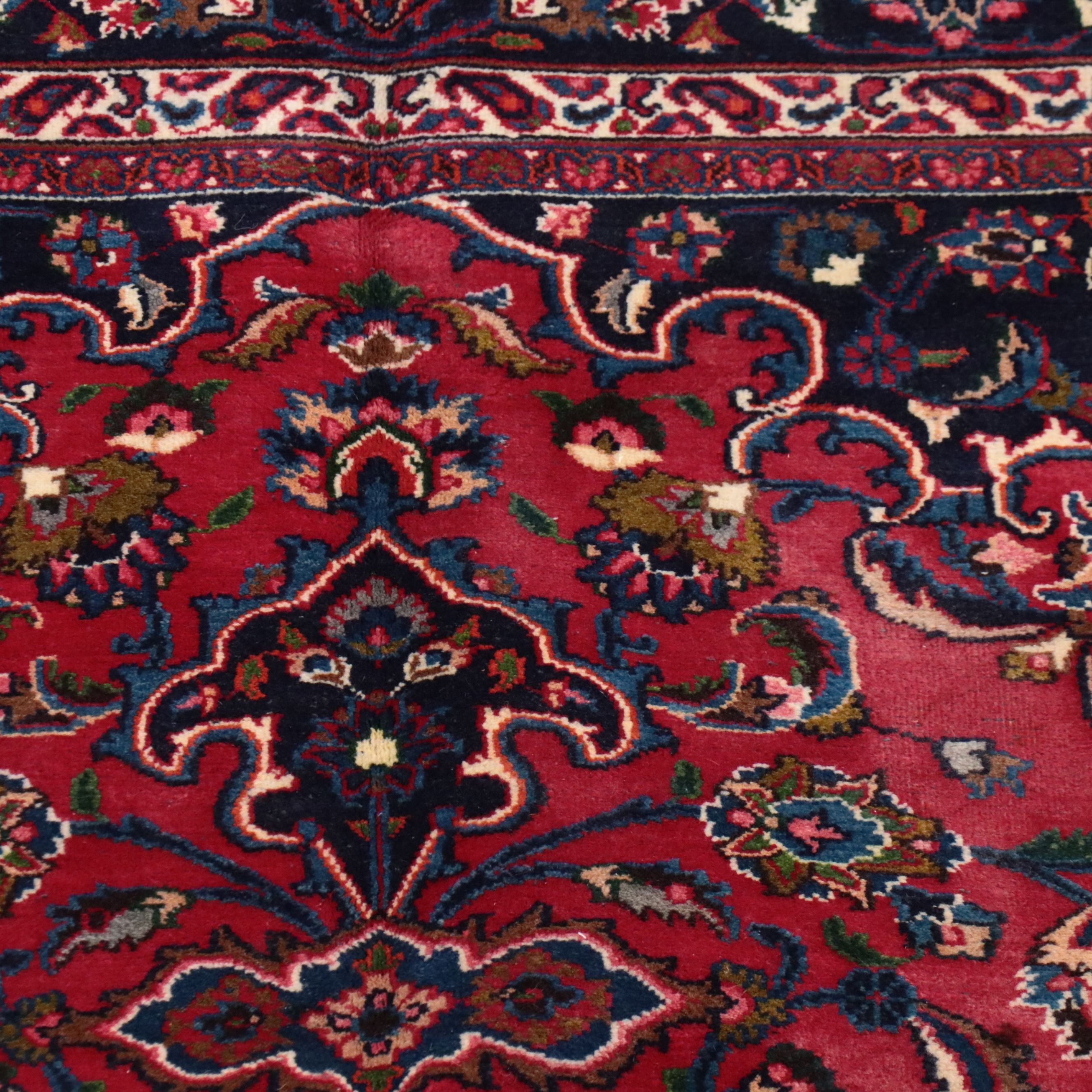 6'5 x 9'8 Hand-Knotted Persian Mahal Area Rug