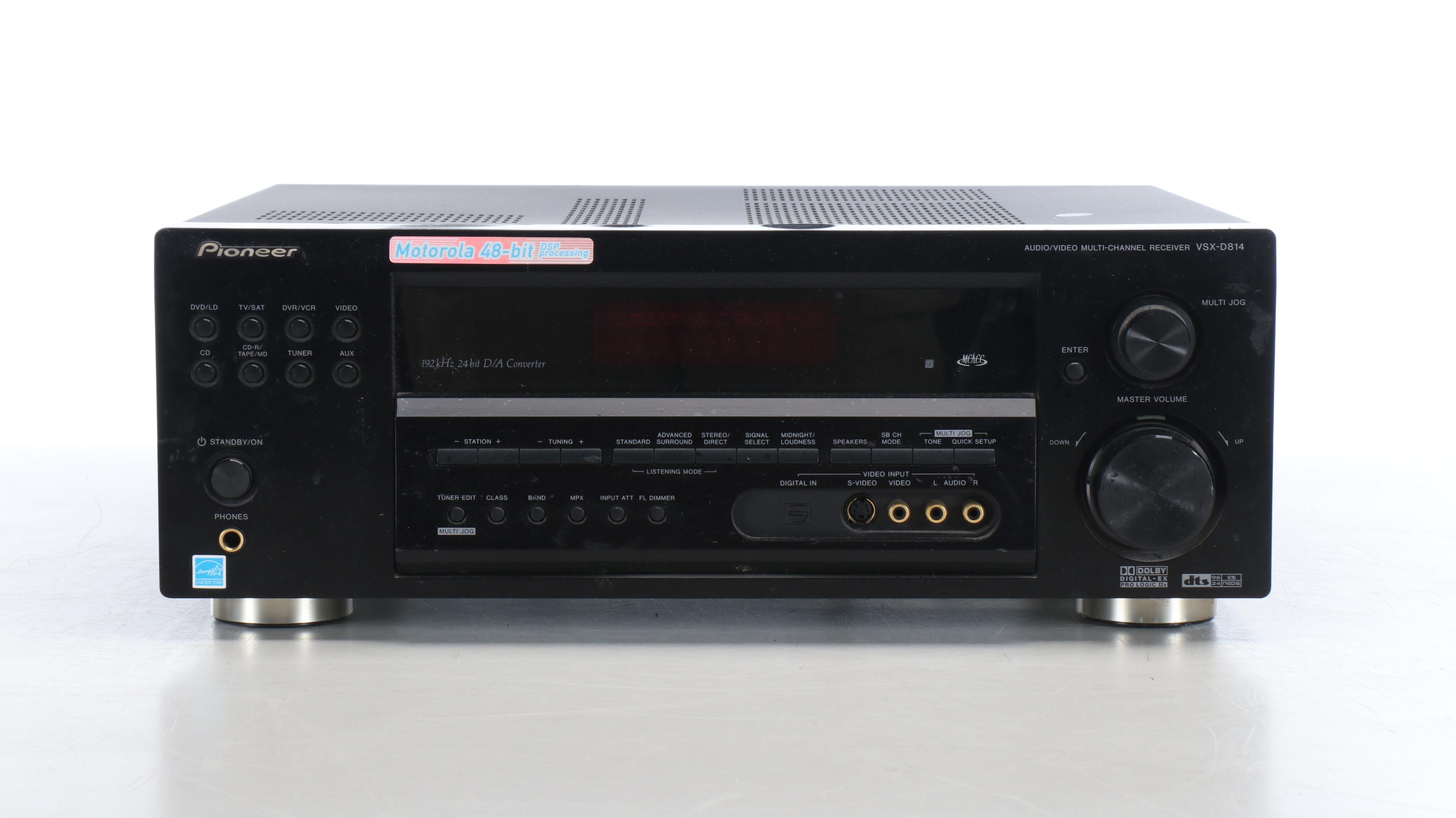 Pioneer VSX-D814 Multi-Channel A/V Receiver
