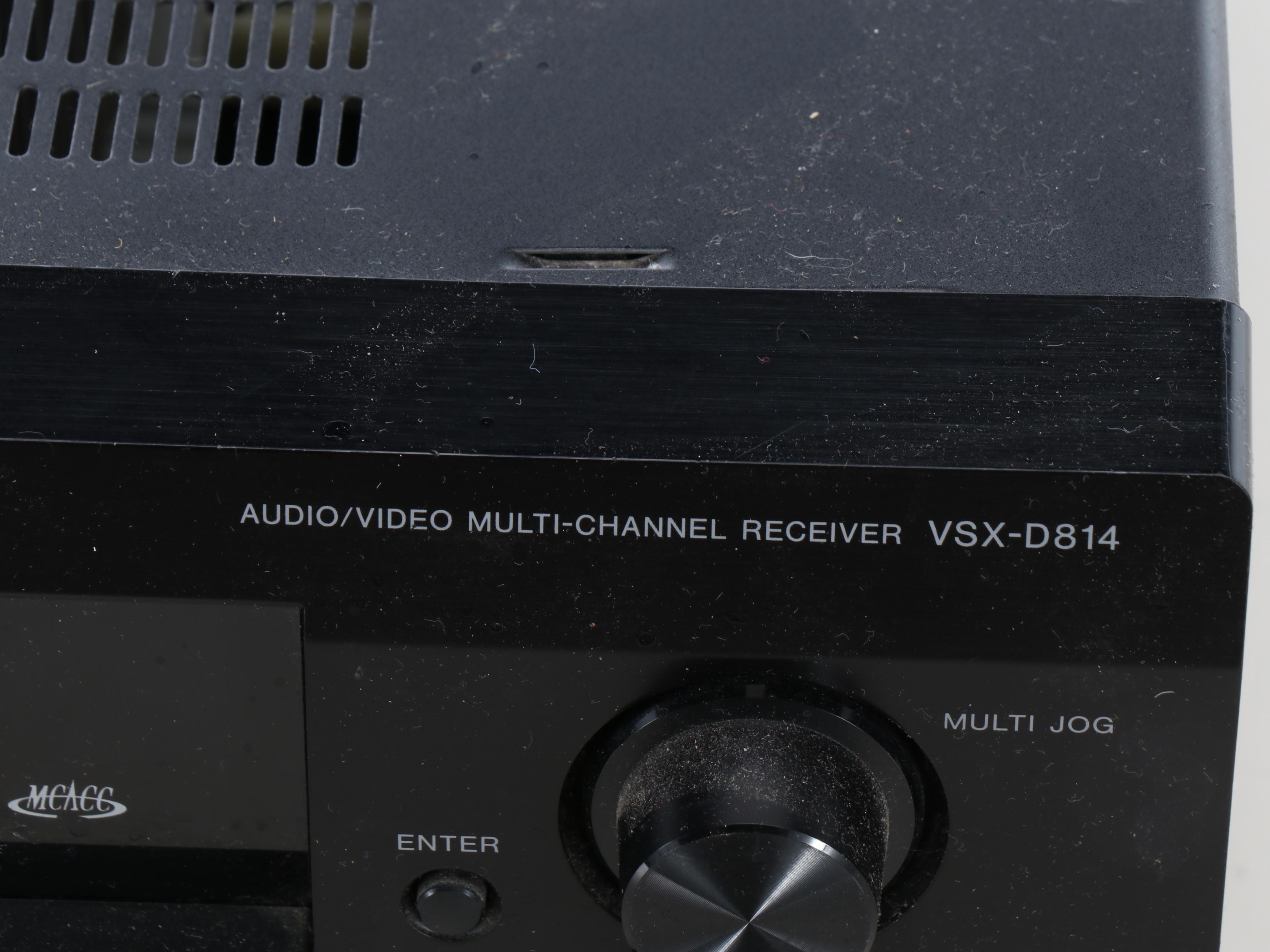 Pioneer VSX-D814 Multi-Channel A/V Receiver