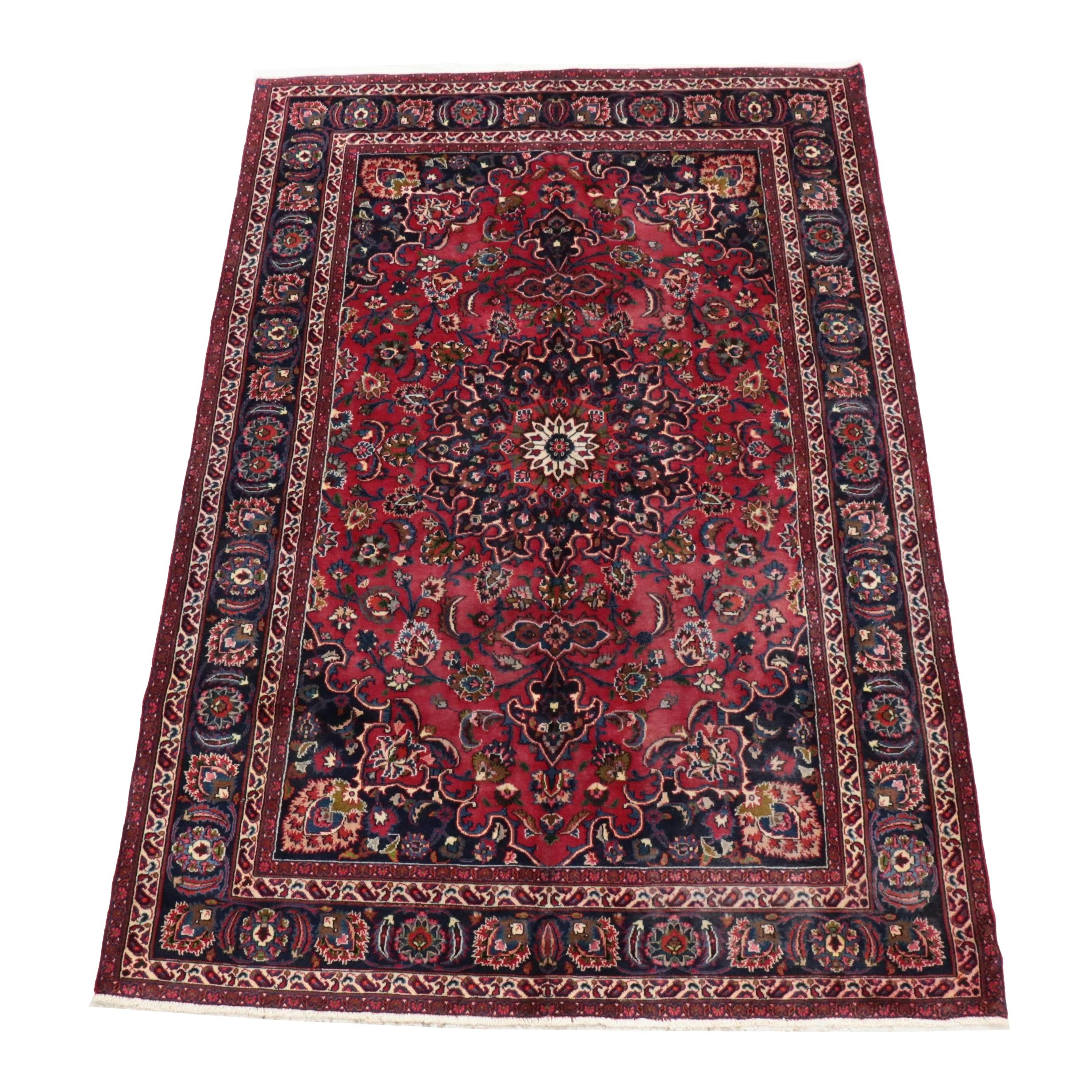 6'5 x 9'8 Hand-Knotted Persian Mahal Area Rug