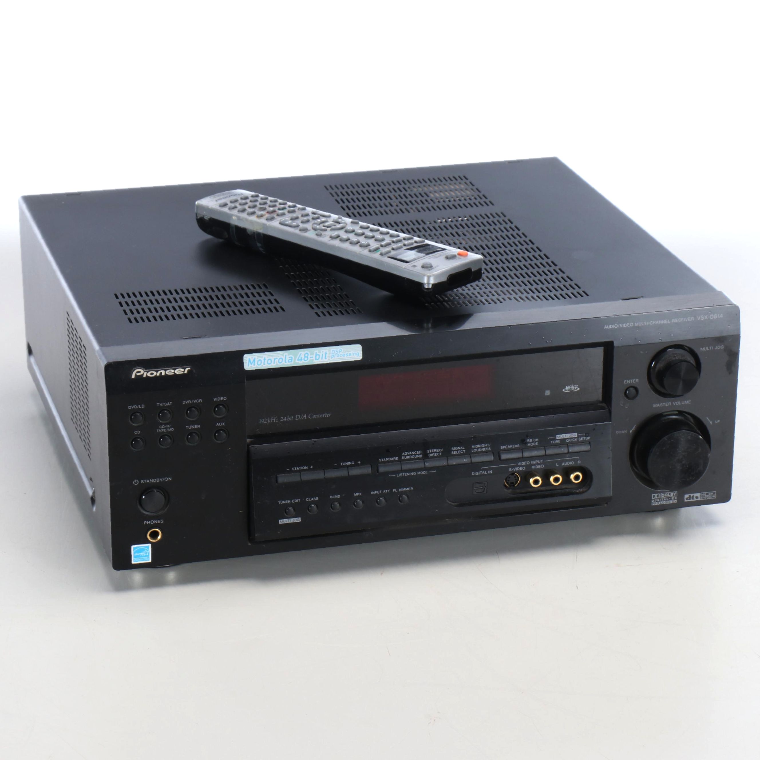 Pioneer VSX-D814 Multi-Channel A/V Receiver