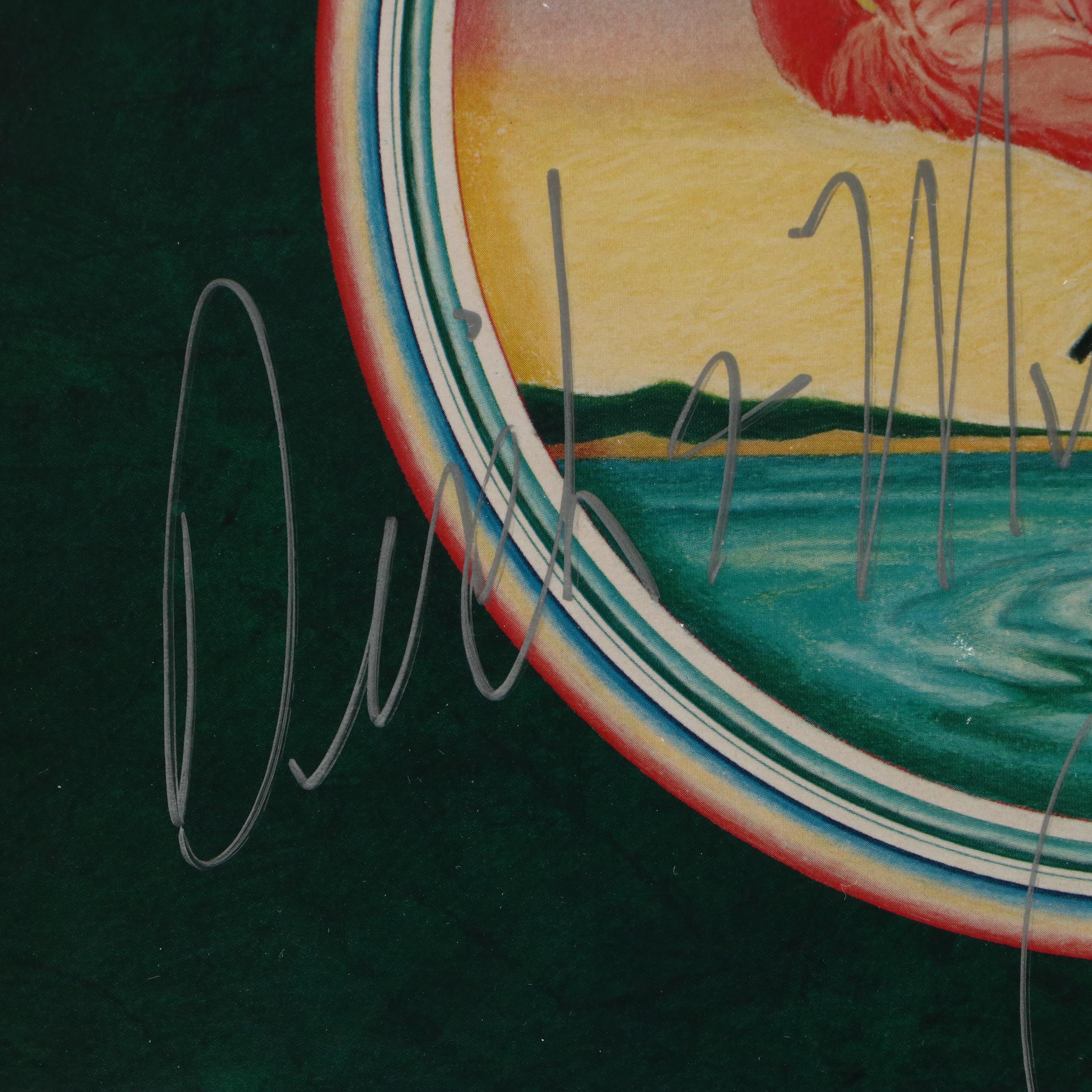 Christopher Cross Signed Record Sleeve with Tickets and Guitar Pick