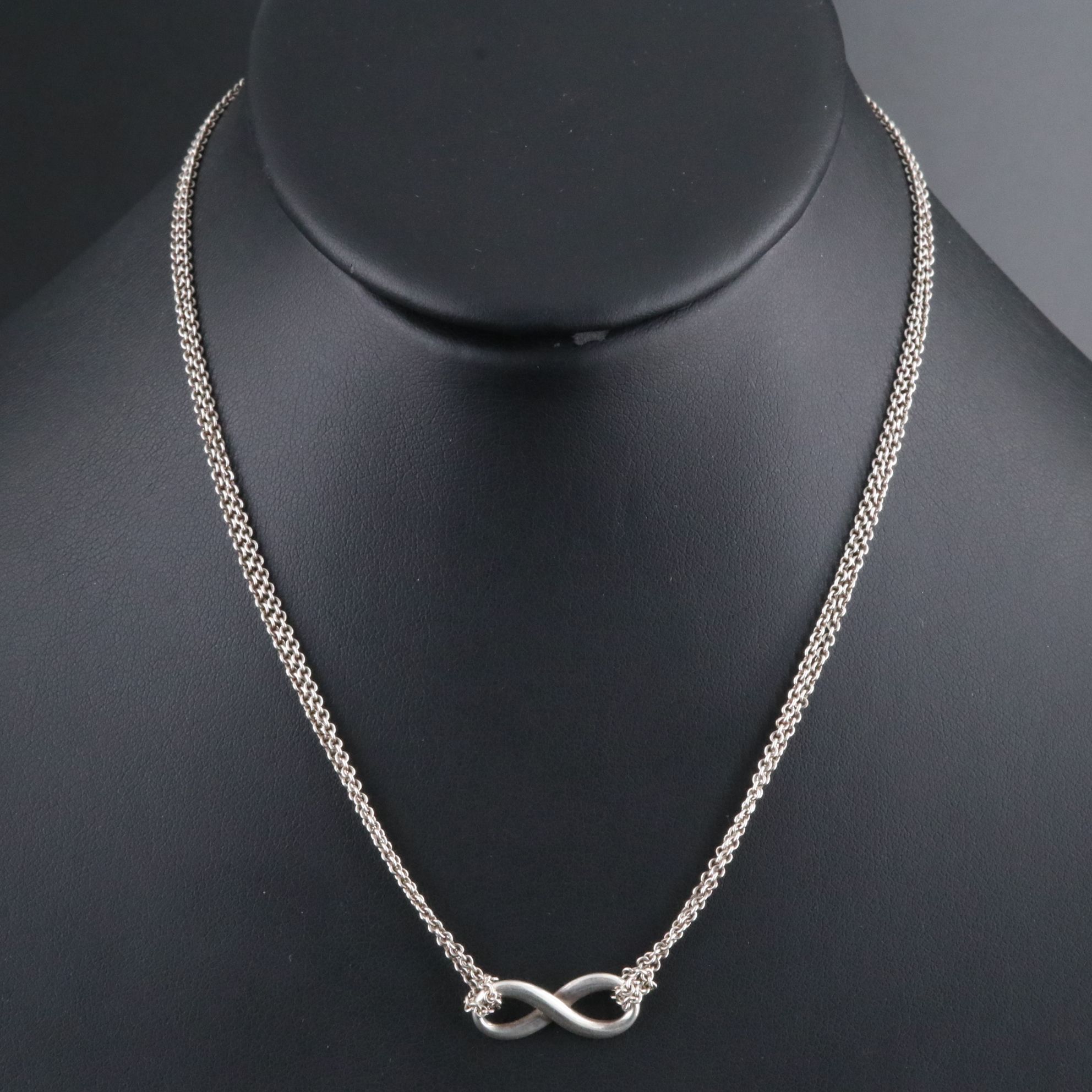Tiffany & Co. Sterling Infinity Necklace