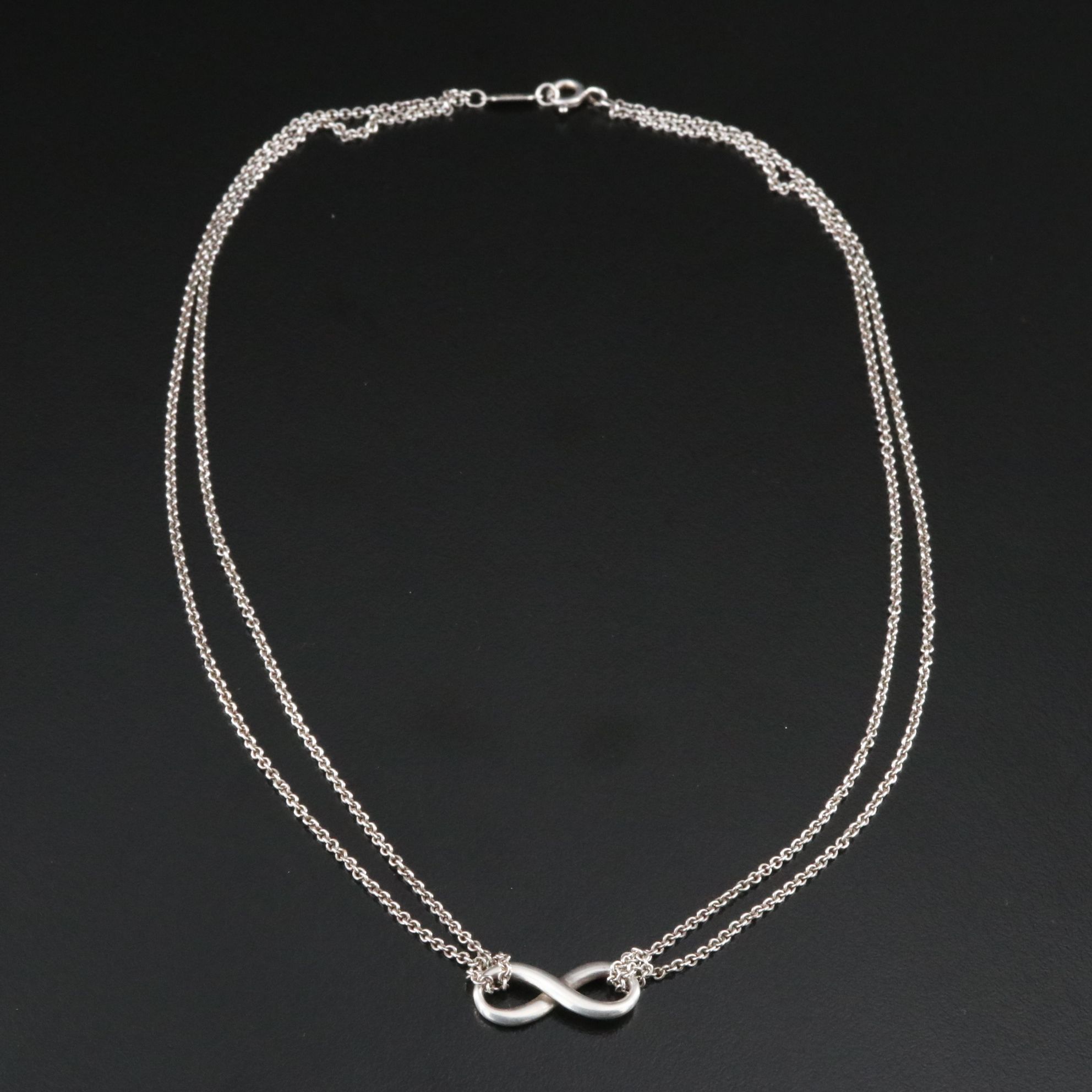 Tiffany & Co. Sterling Infinity Necklace