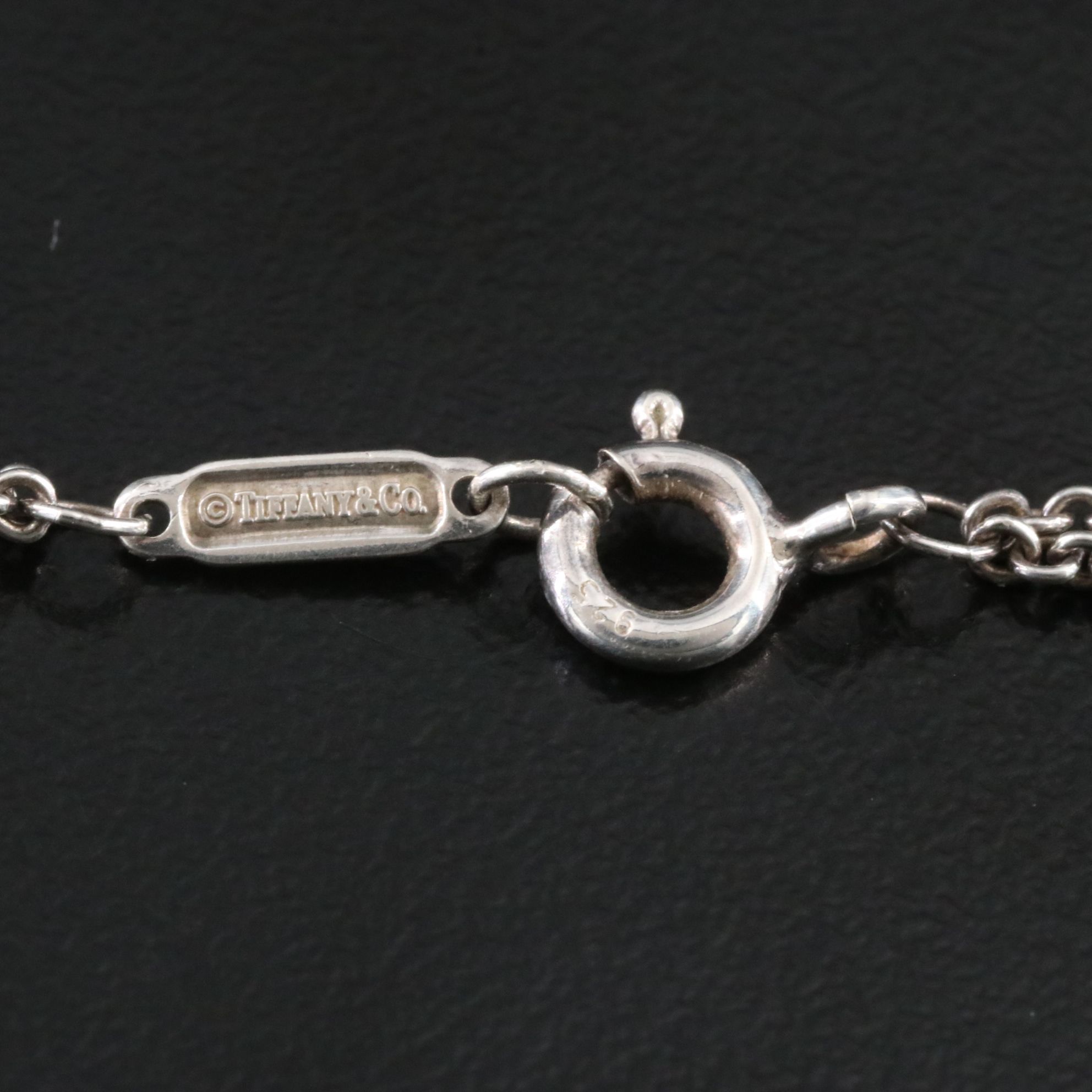 Tiffany & Co. Sterling Infinity Necklace