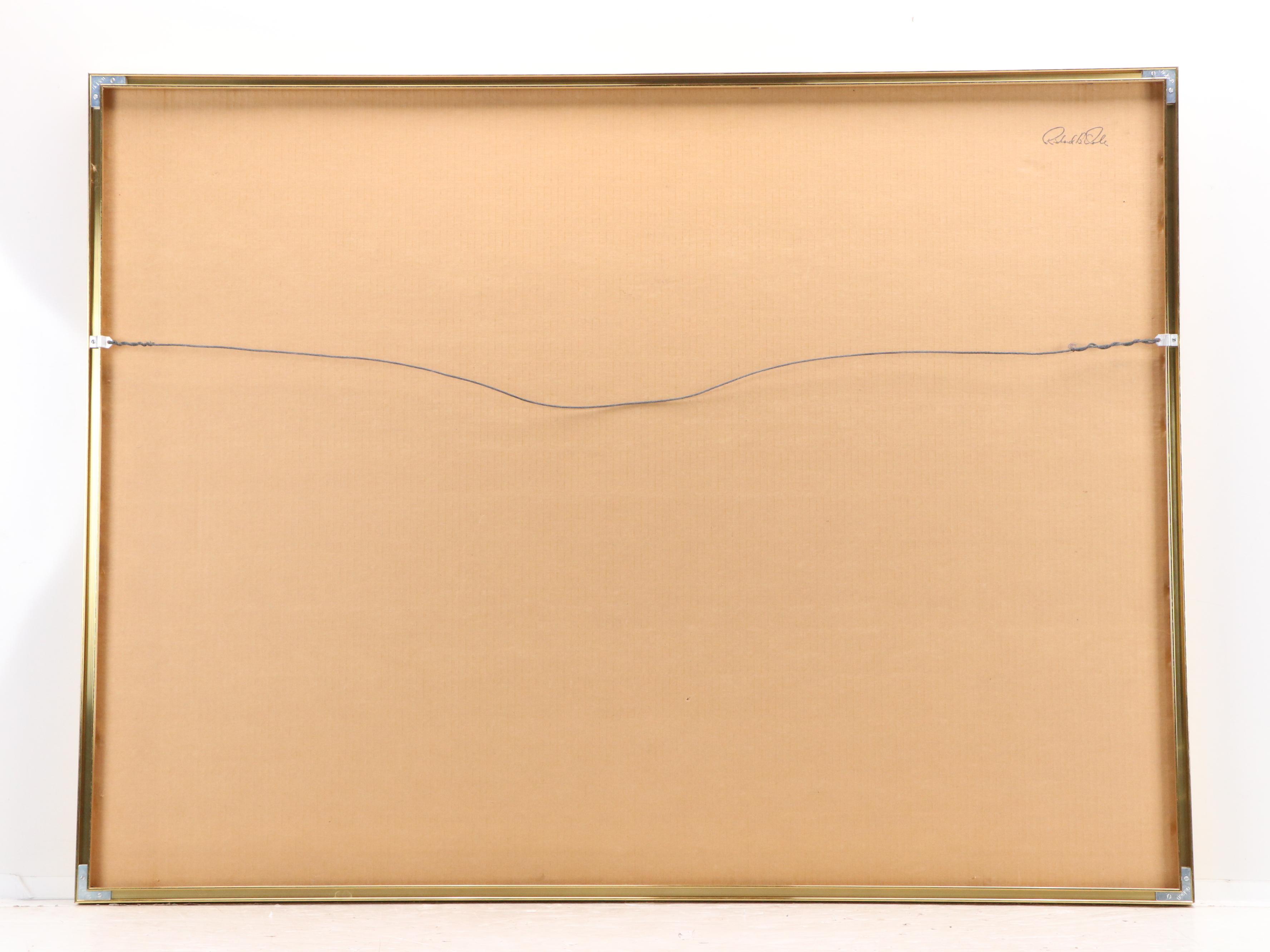 Alexander Calder Color Lithograph "Red and Blue Spiral," Circa 1970