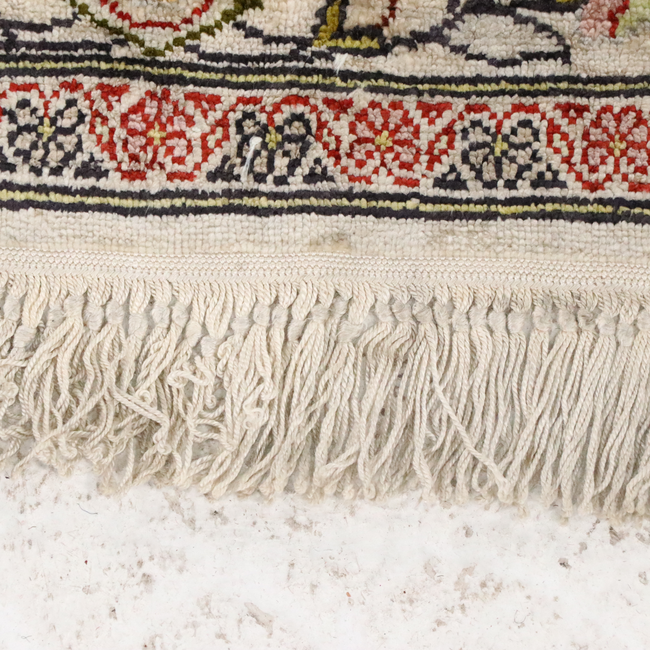 3'7 x 6' Hand-Knotted Turkish Kayseri Silk Area Rug