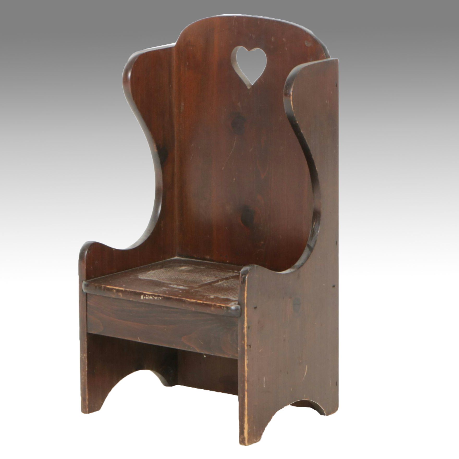 American Primitive Pine Child's Chair