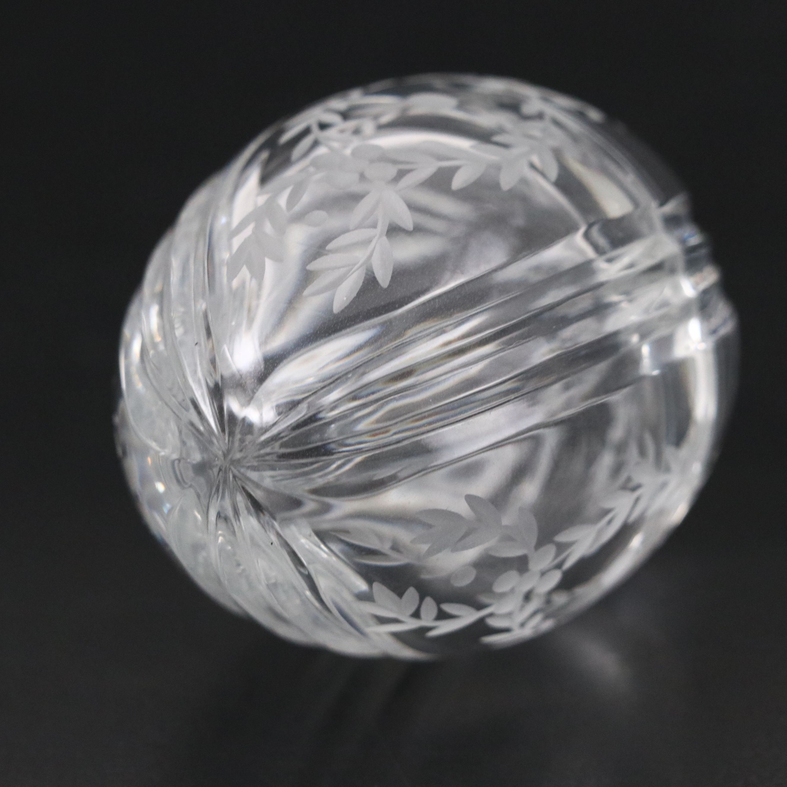 Fabergé Etched Art Glass Egg