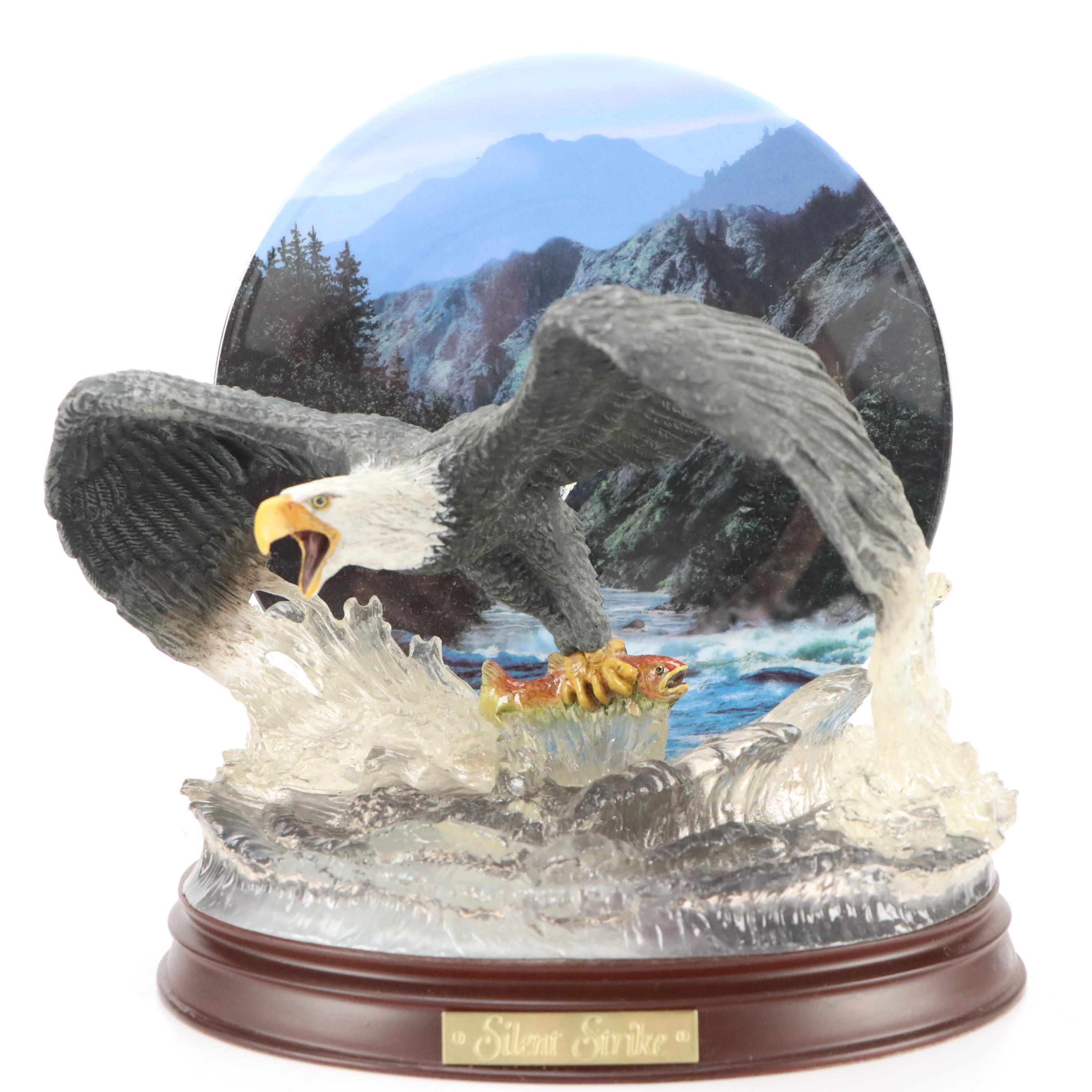 Bradford "Silent Strike" Limited Eagle Sculpture with Herco Flying Eagle Clock