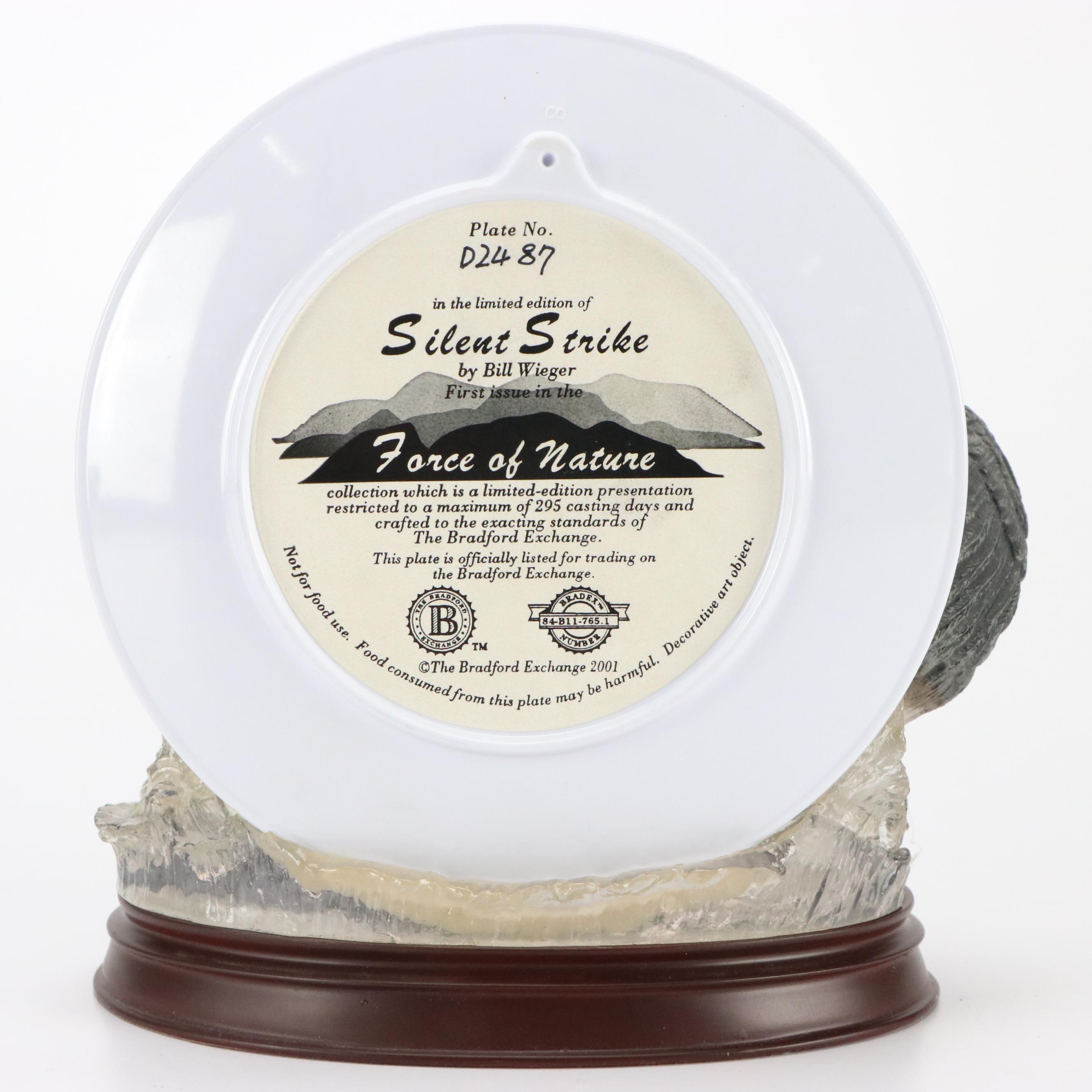 Bradford "Silent Strike" Limited Eagle Sculpture with Herco Flying Eagle Clock