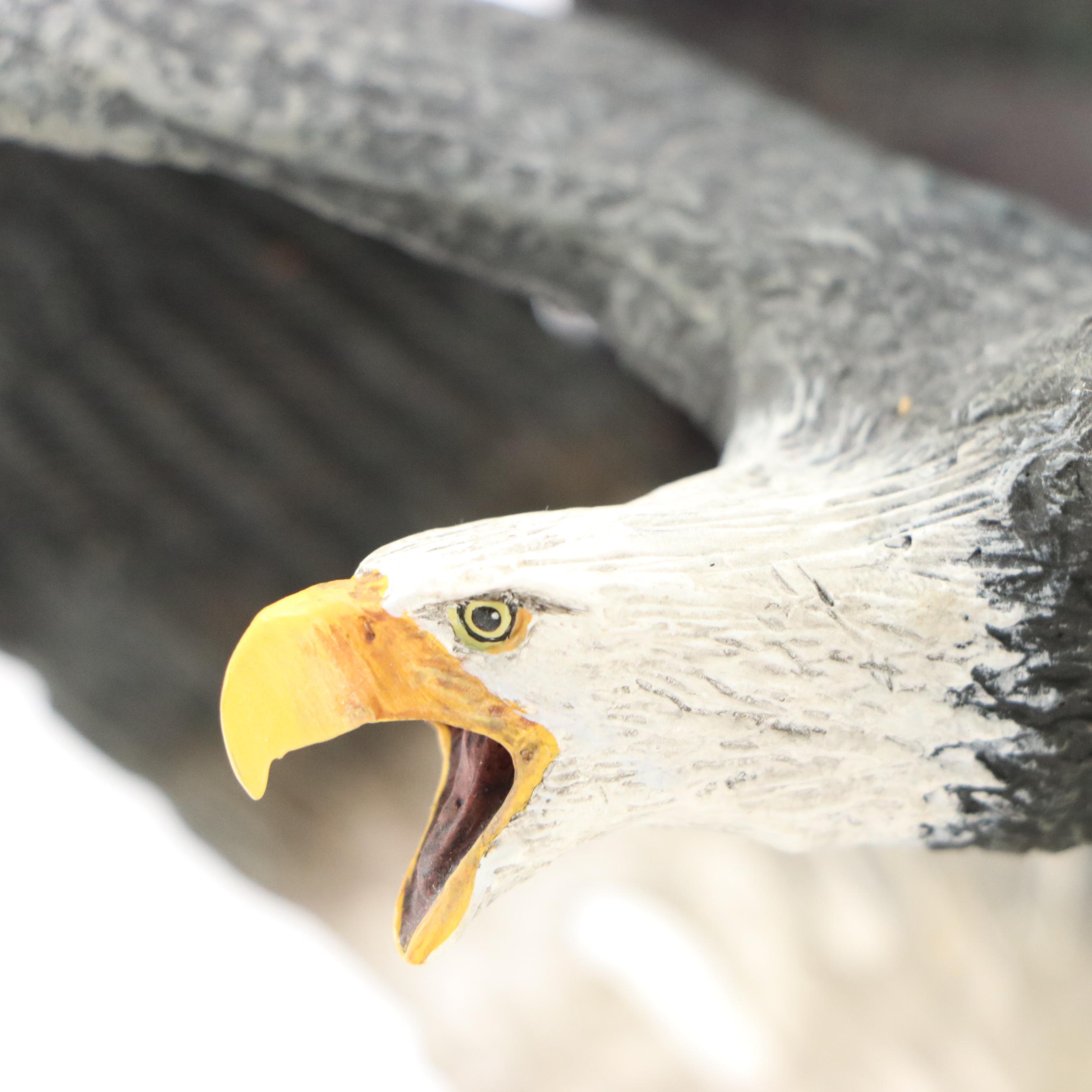 Bradford "Silent Strike" Limited Eagle Sculpture with Herco Flying Eagle Clock