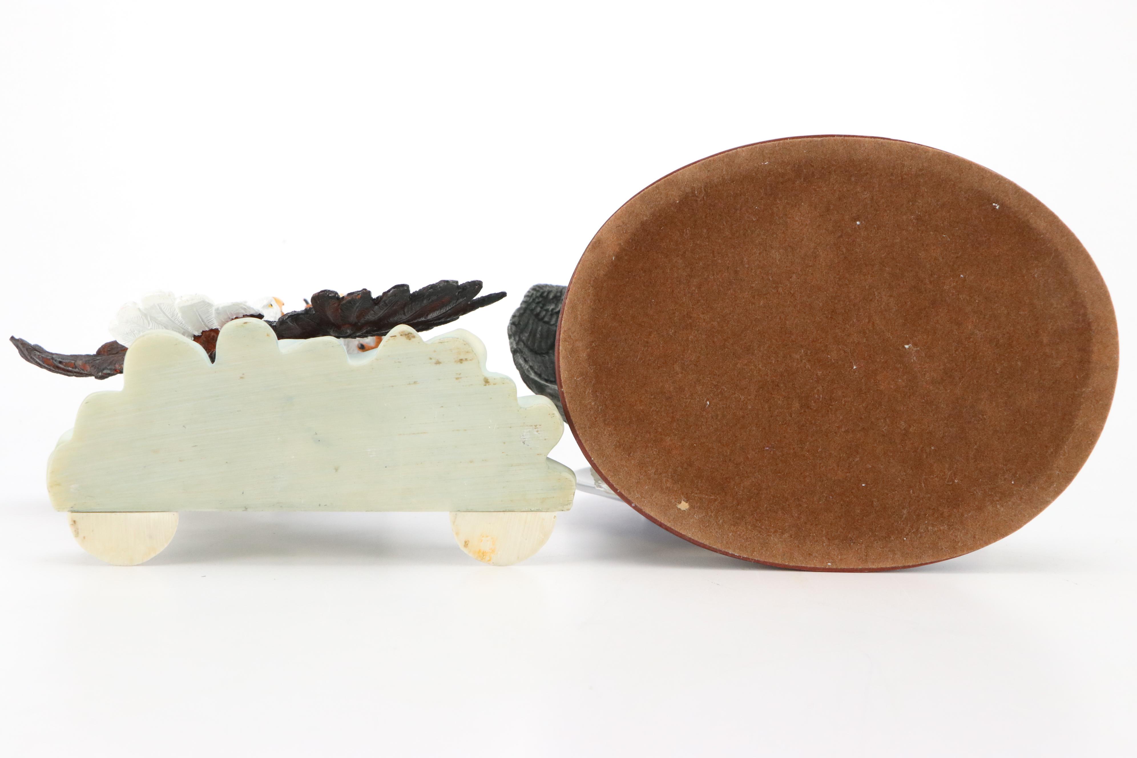 Bradford "Silent Strike" Limited Eagle Sculpture with Herco Flying Eagle Clock