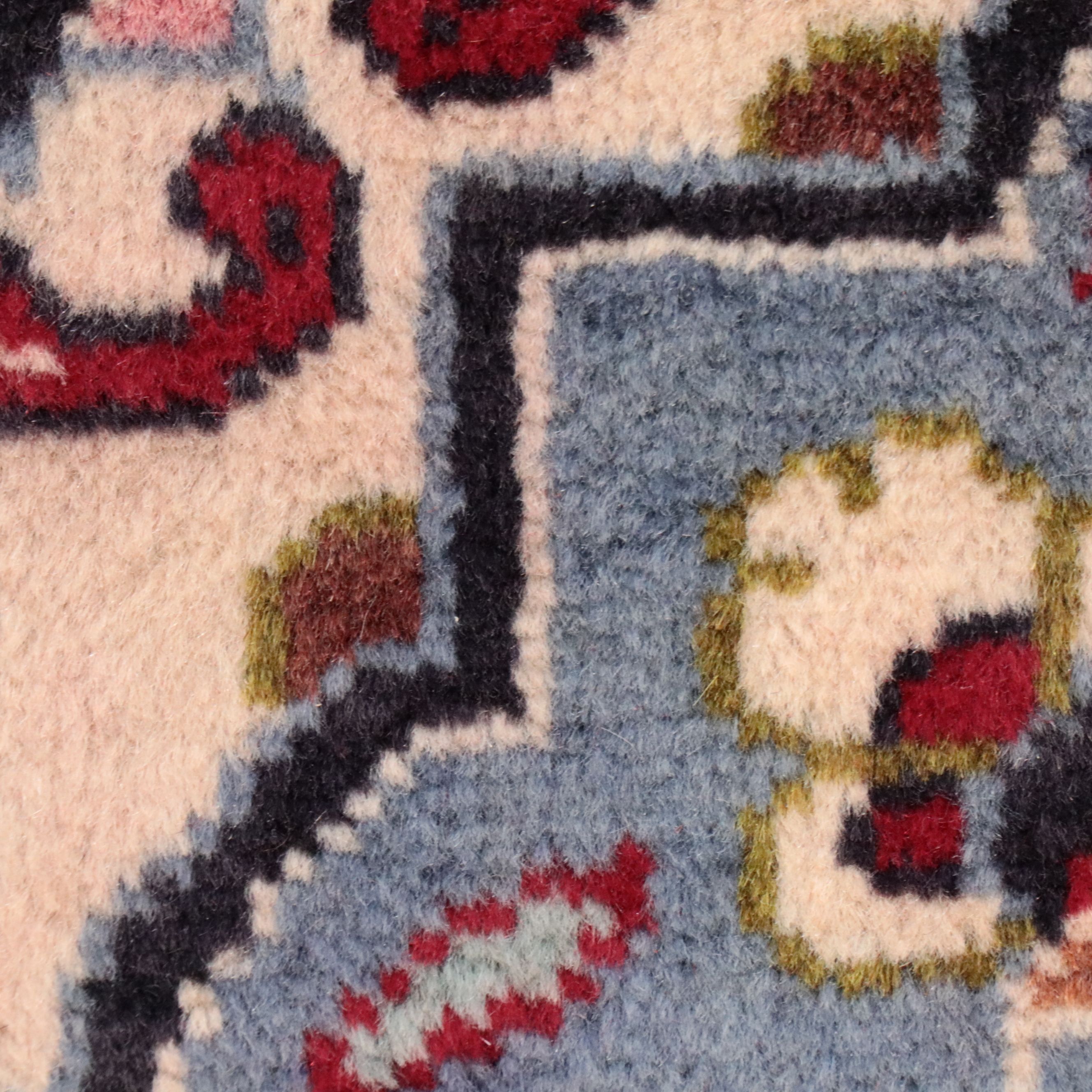 9'5 x 13'1 Hand-Knotted Persian Kashan Room Sized Rug