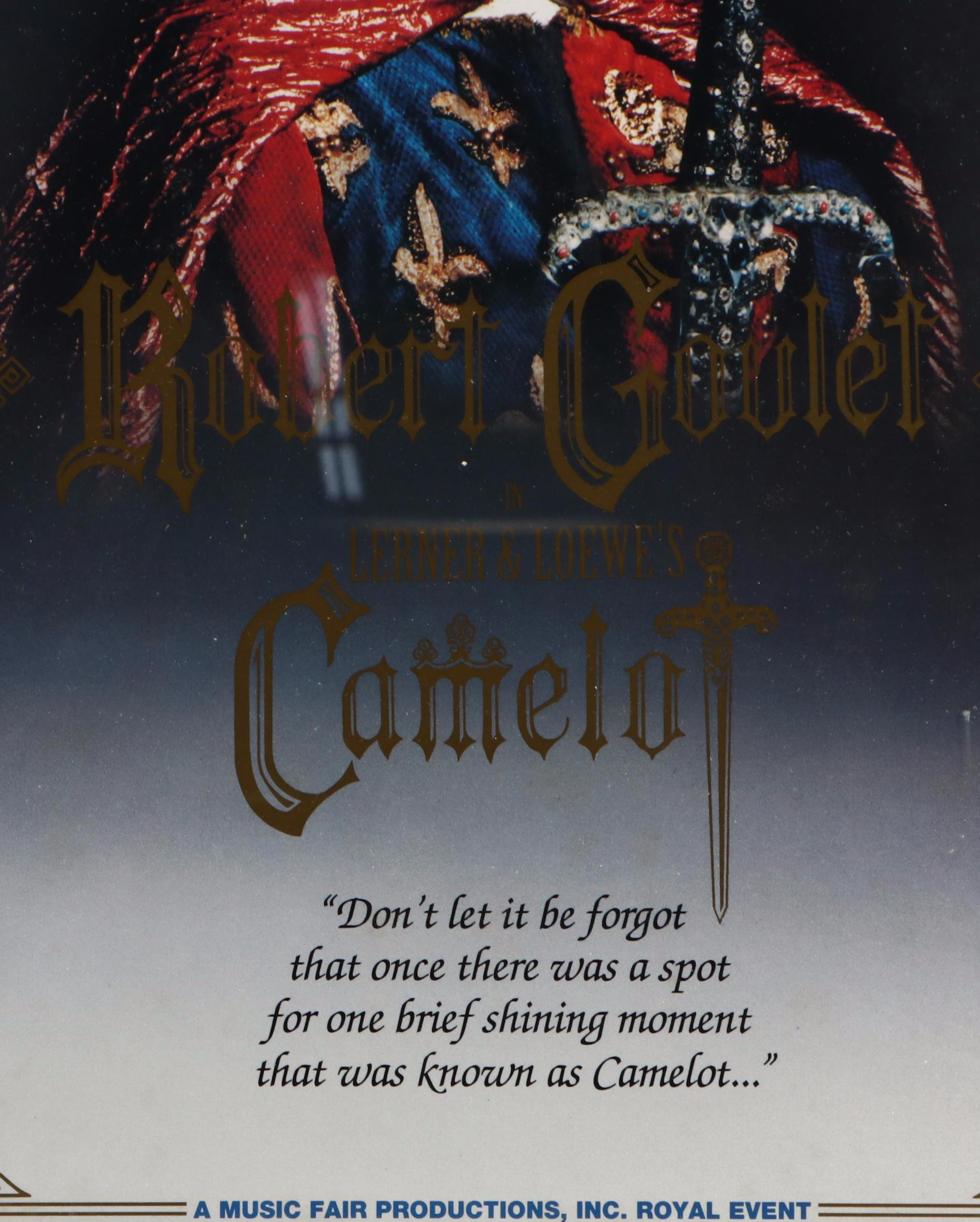 The WHO's "Tommy" Broadway Poster with Music Fair Production's "Camelot", 1990s