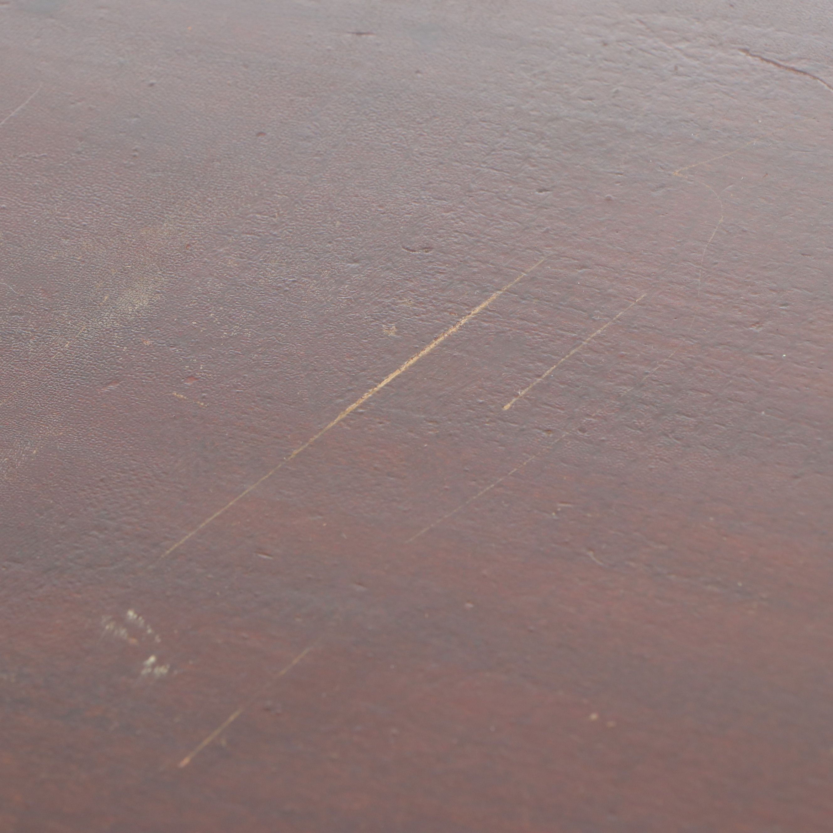 American Empire Style Mahogany Library Table with Center Drawer