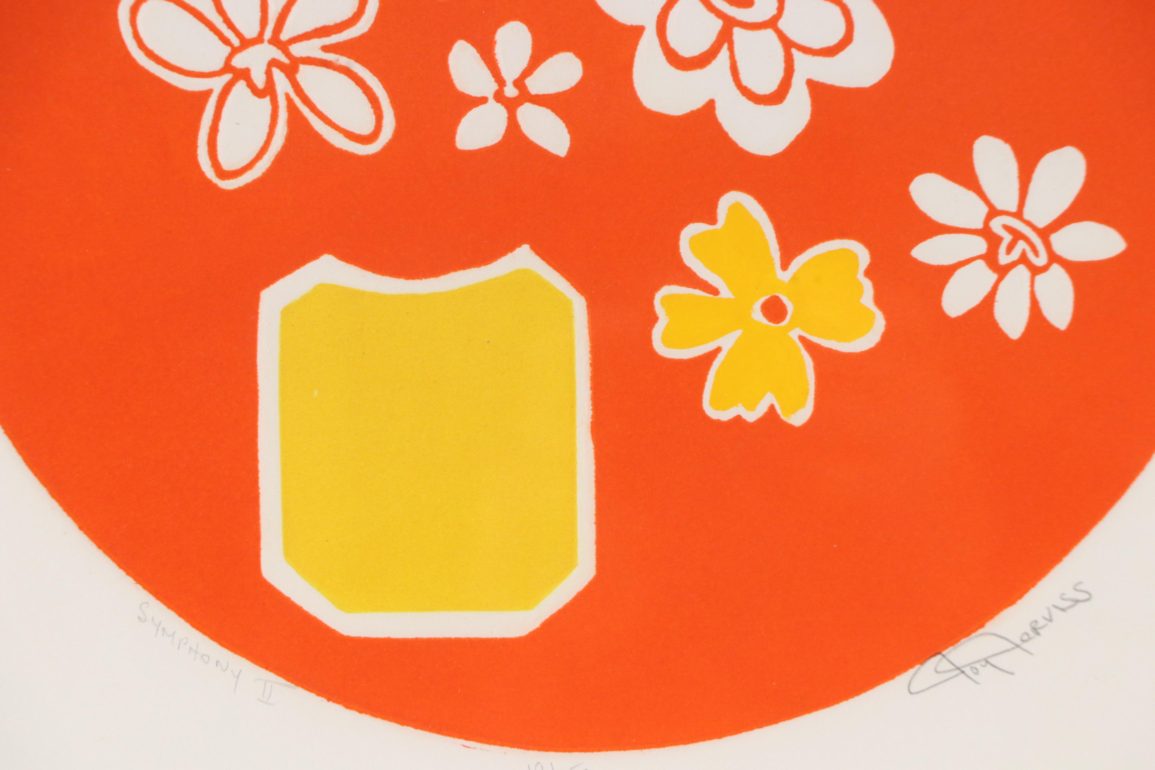 Joy Jerviss MCM Still Life Etching "Symphony II"