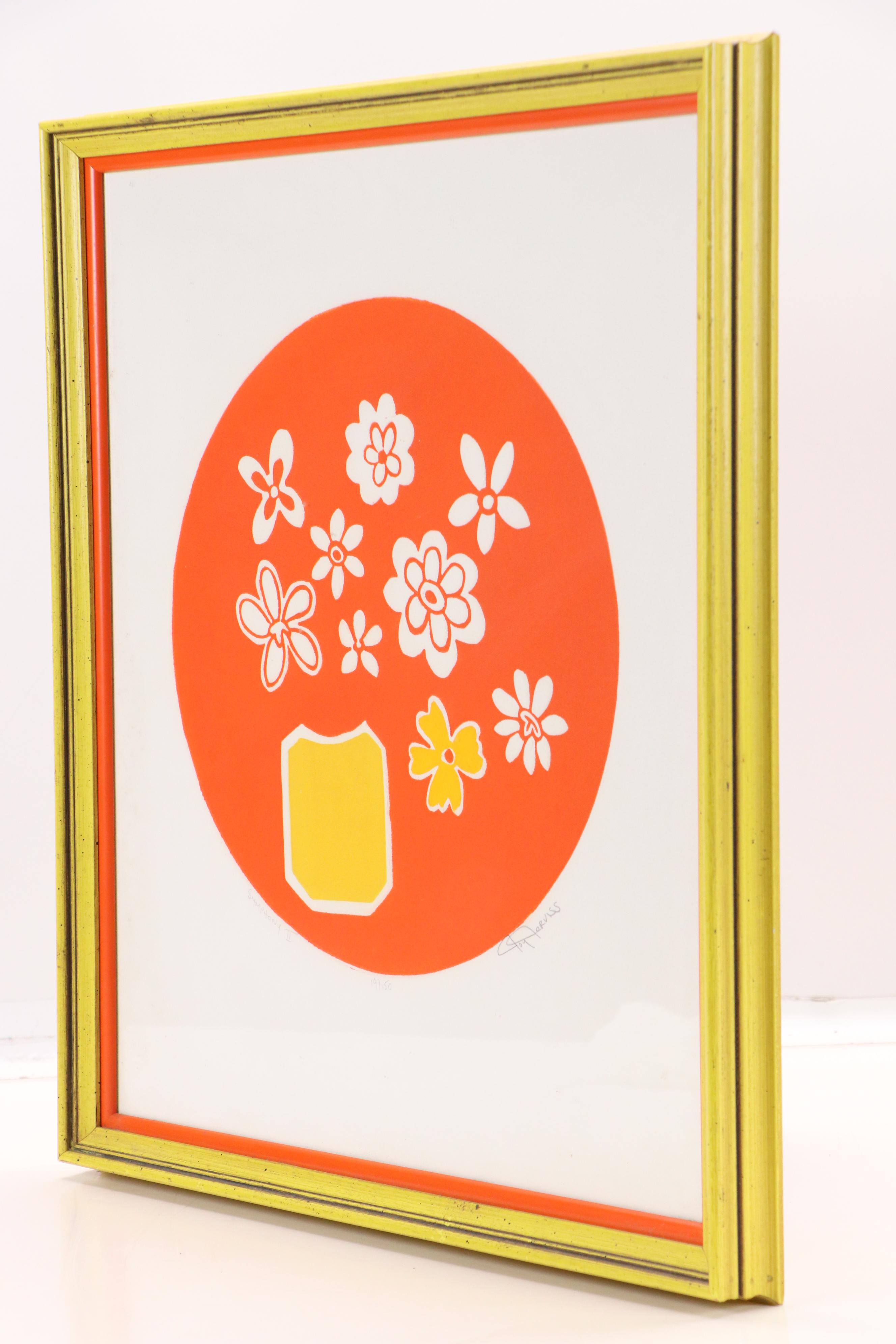 Joy Jerviss MCM Still Life Etching "Symphony II"