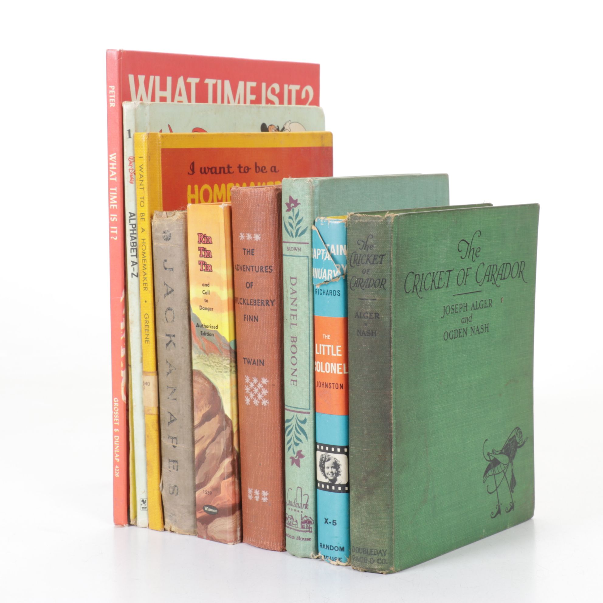 Joseph Alger Signed "The Cricket of Carador" & Other Children's Adventure Novels