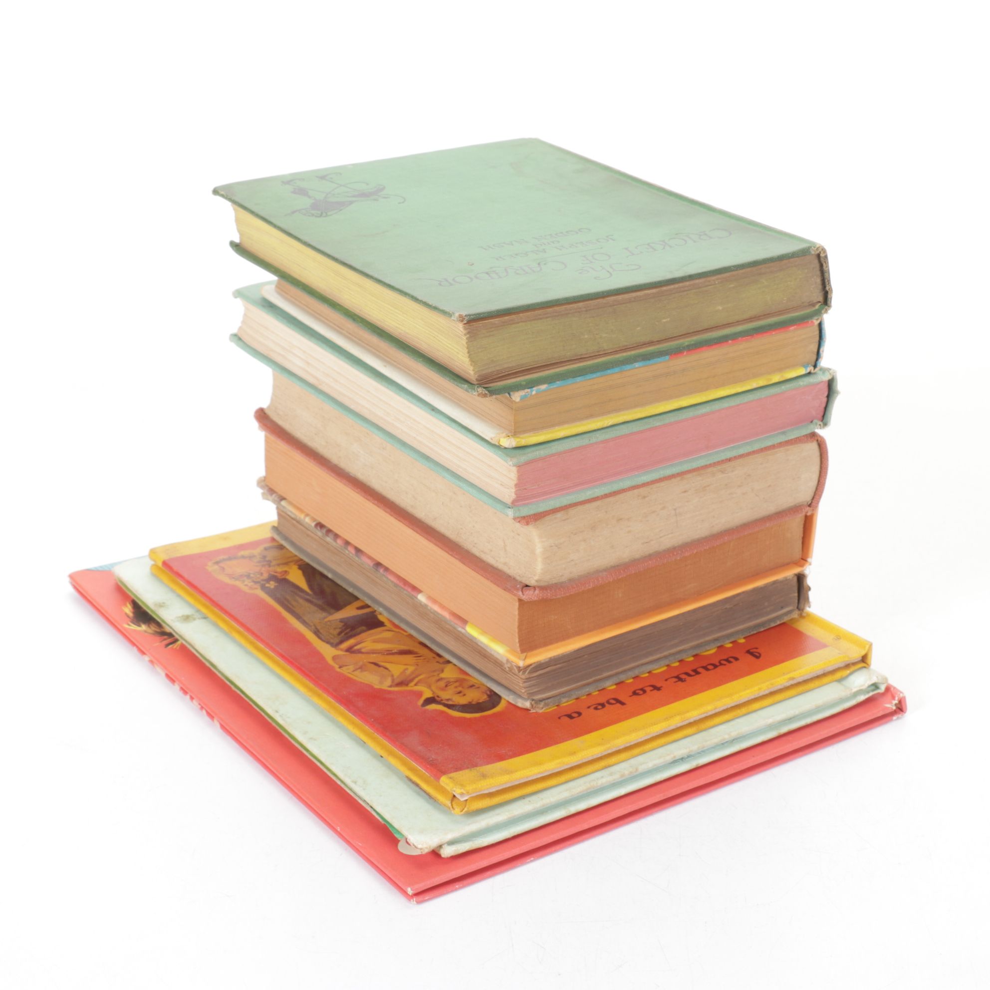 Joseph Alger Signed "The Cricket of Carador" & Other Children's Adventure Novels