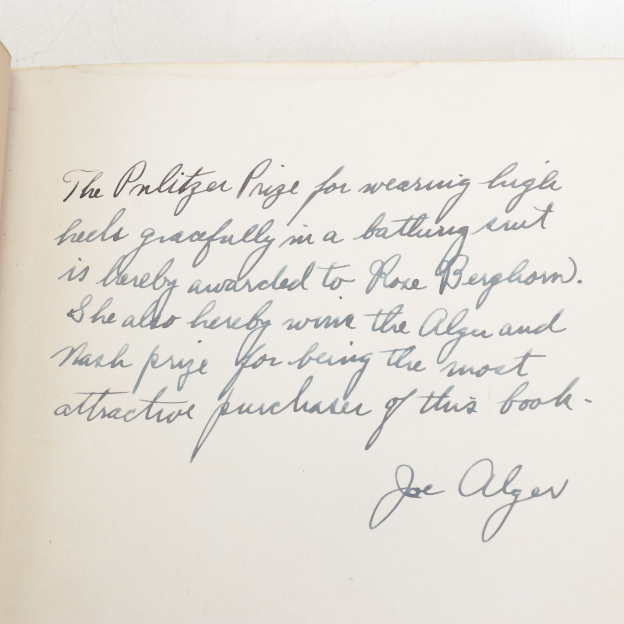 Joseph Alger Signed "The Cricket of Carador" & Other Children's Adventure Novels