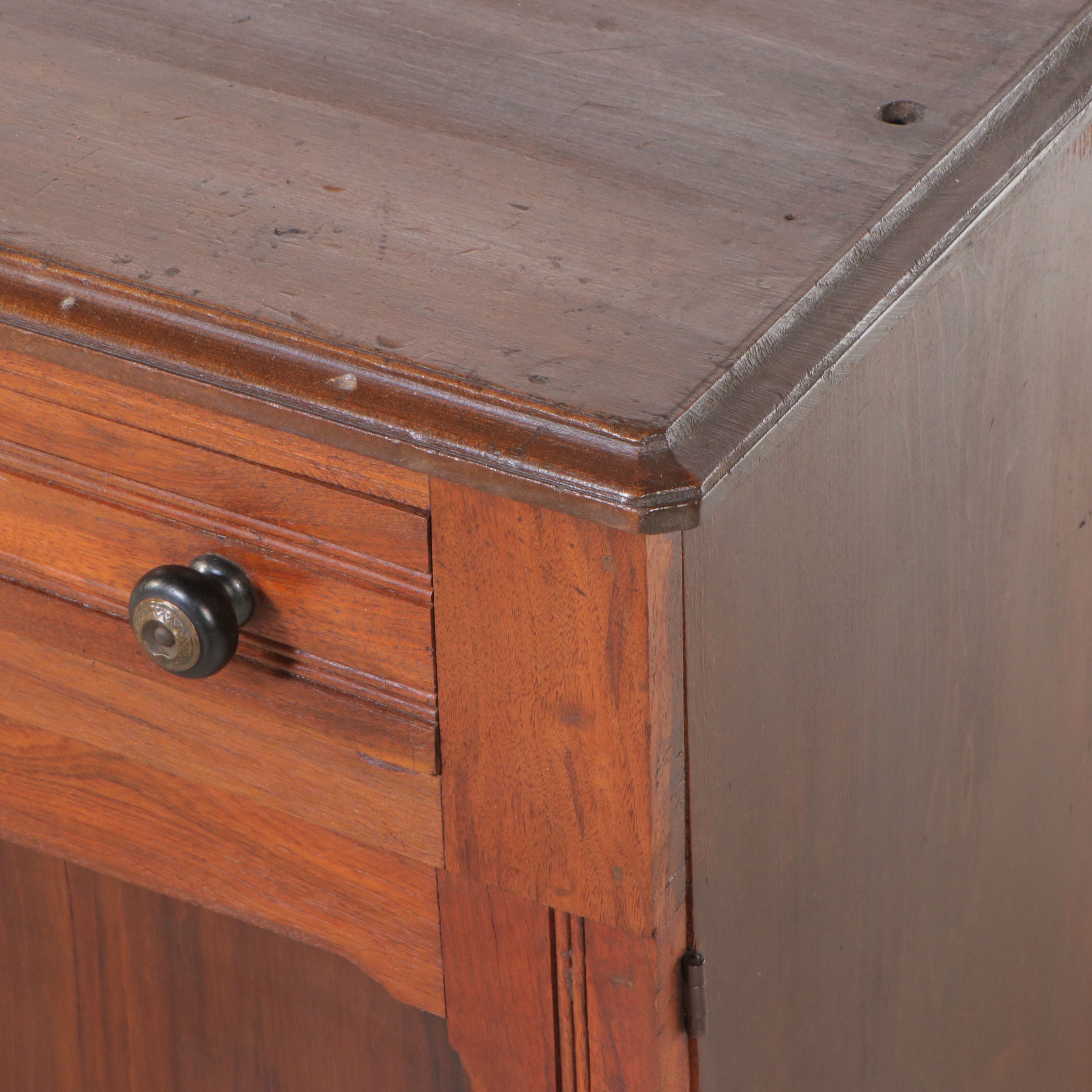 Late Victorian Mahogany Washstand, Late 19th/Early 20th Century