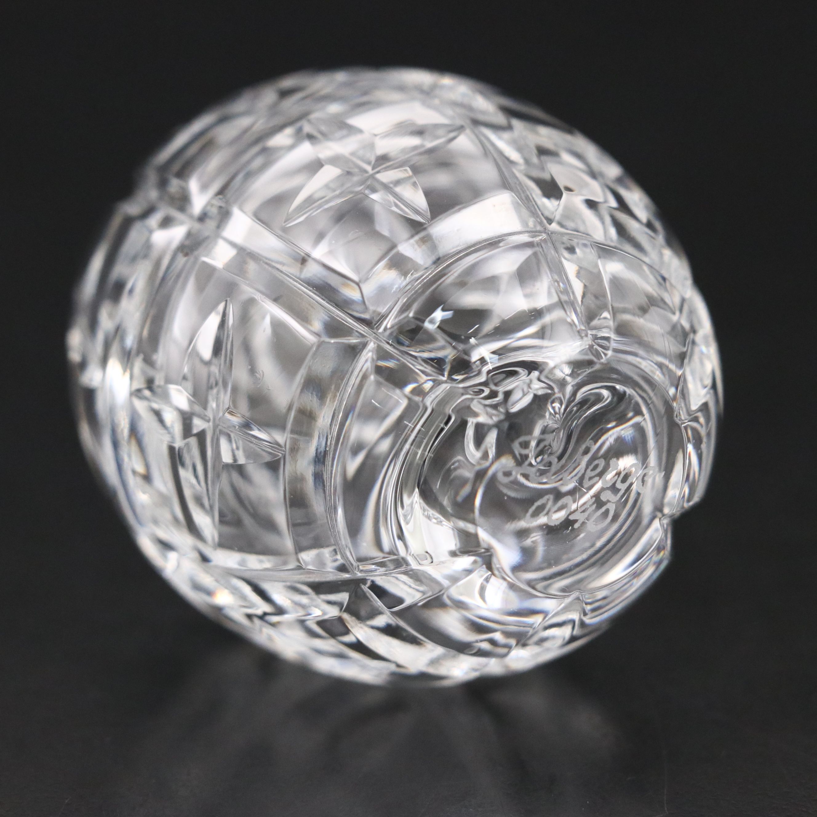 Fabergé Russian Star Pattern Art Glass Egg