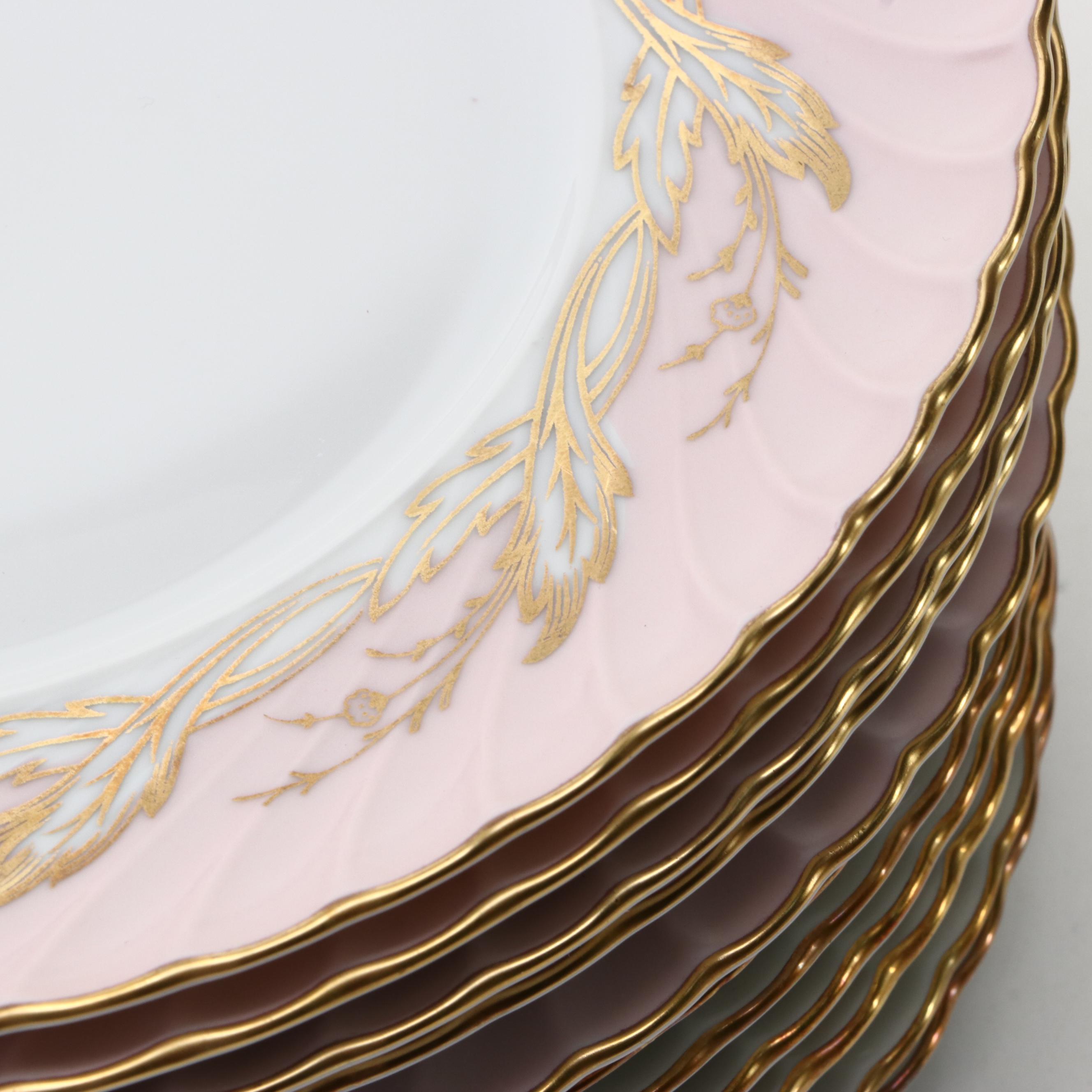Royal Tettau "Regal Rose" Porcelain Salad Plates