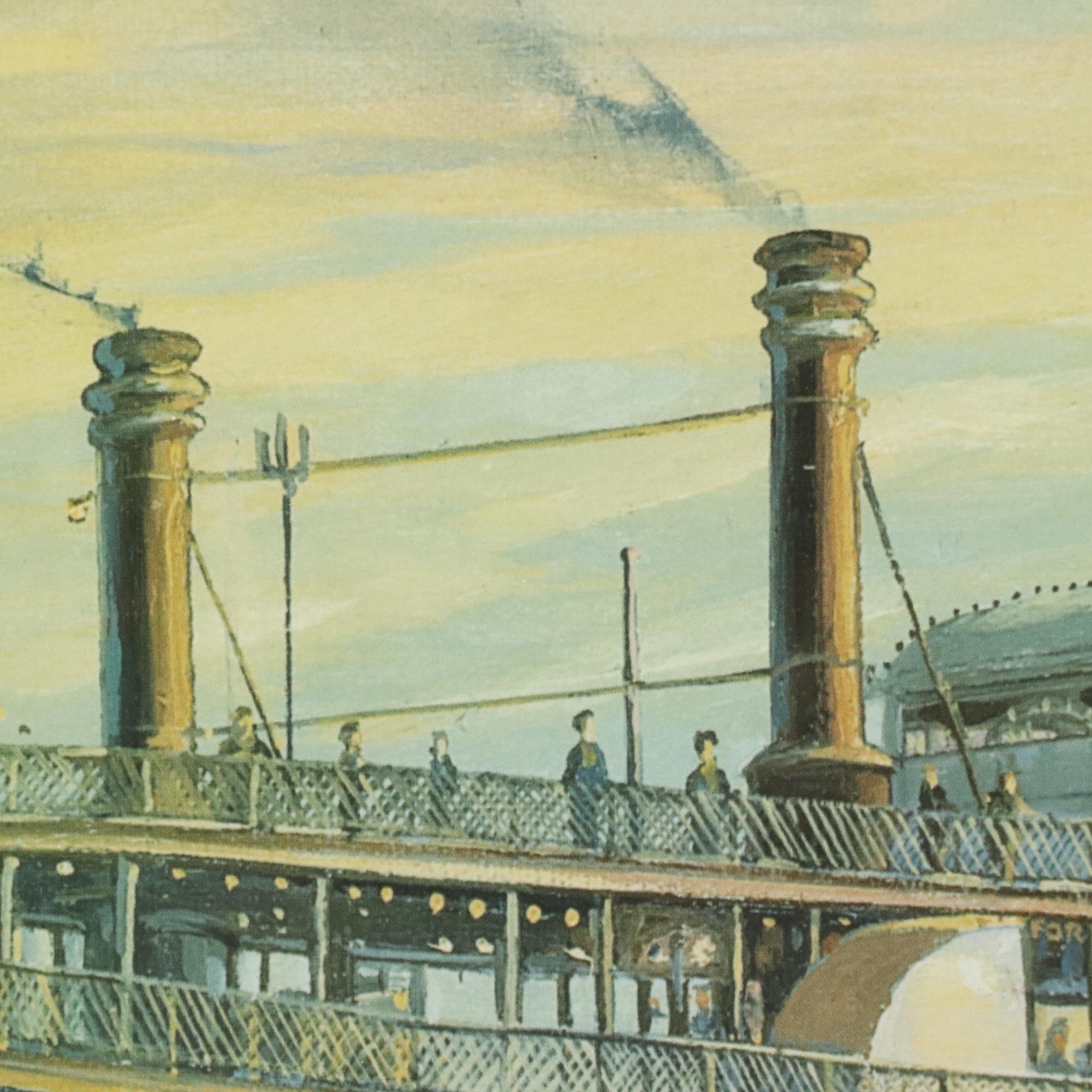 Michael Blaser Offset Lithograph "Heading for Coney," 1994