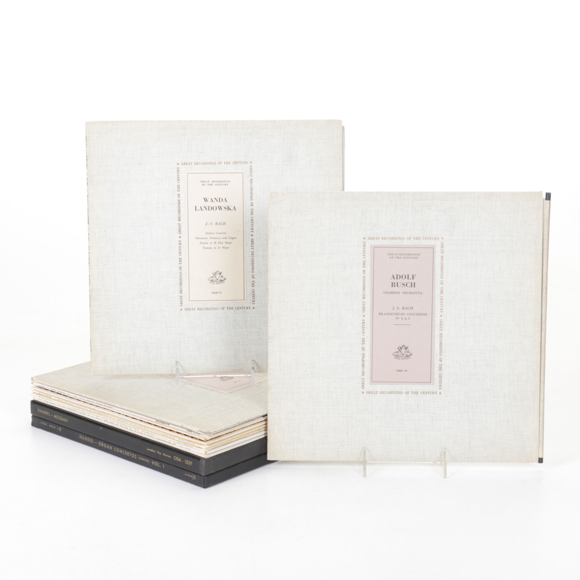 Wanda Landowska, Adolf Busch and "Messiah" in Set of Classical Vinyl Records