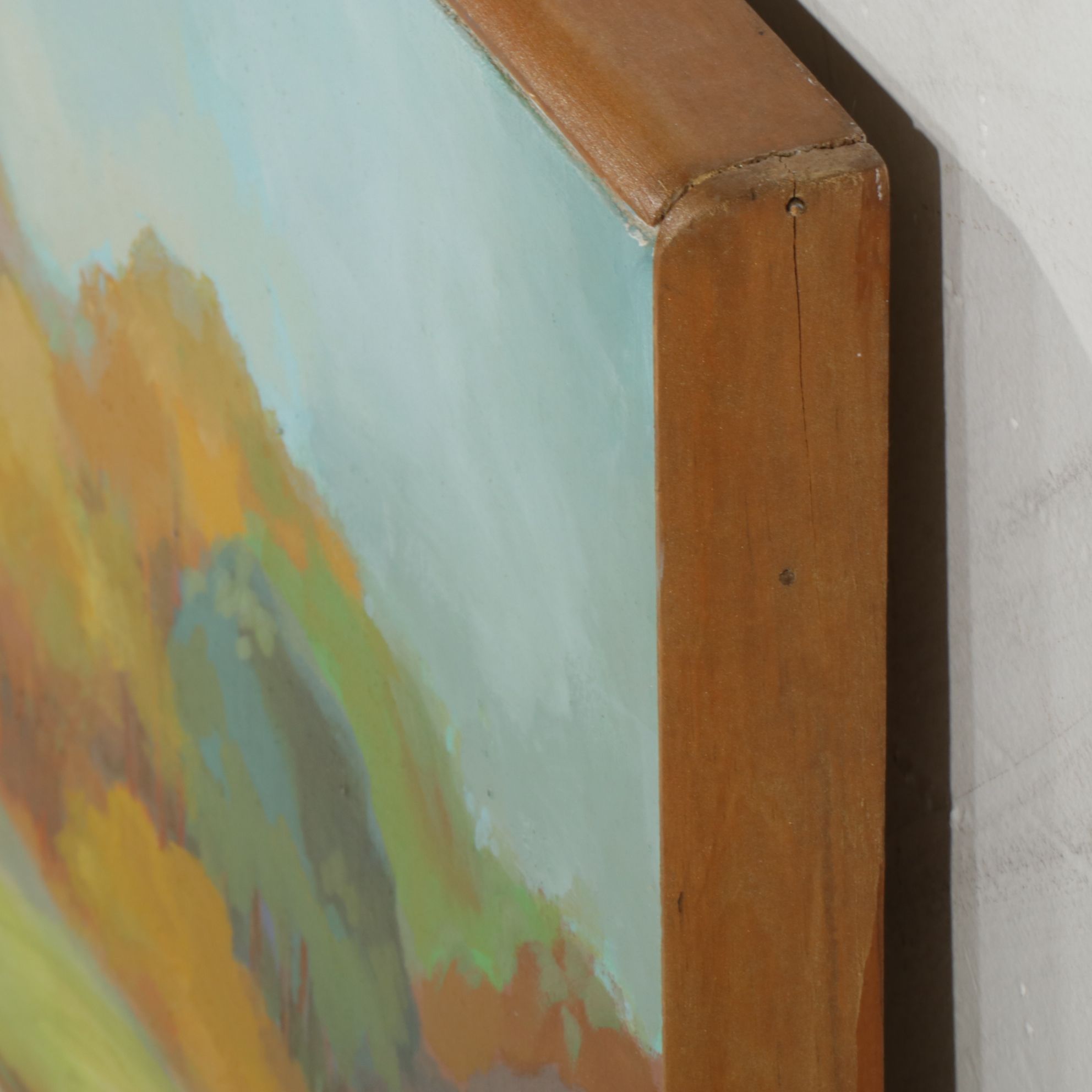 Lyn Keirns Impressionist Landscape Oil Painting of Autumnal Plains