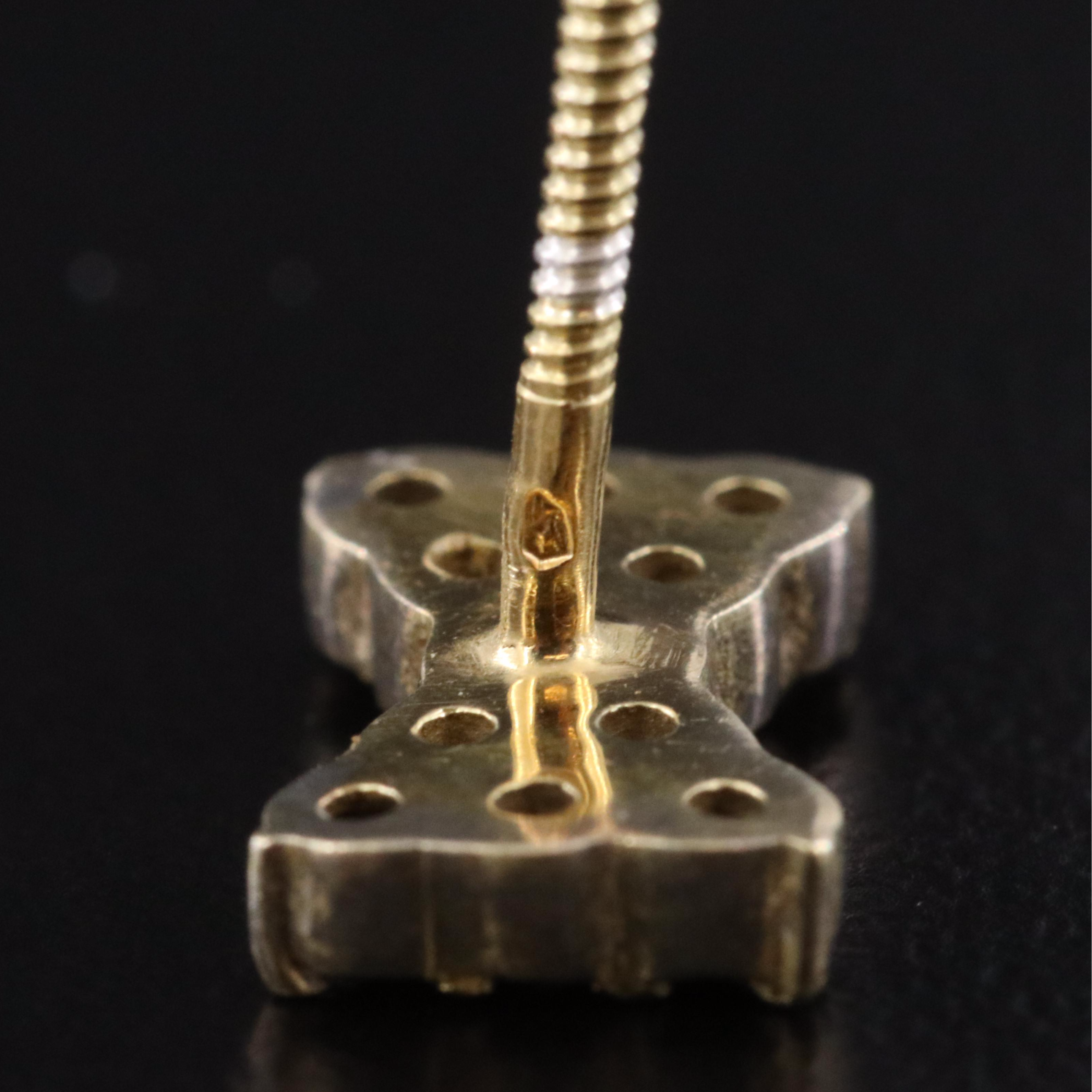 Czech 900 Silver Bohemian Garnet Bow-Tie Earrings